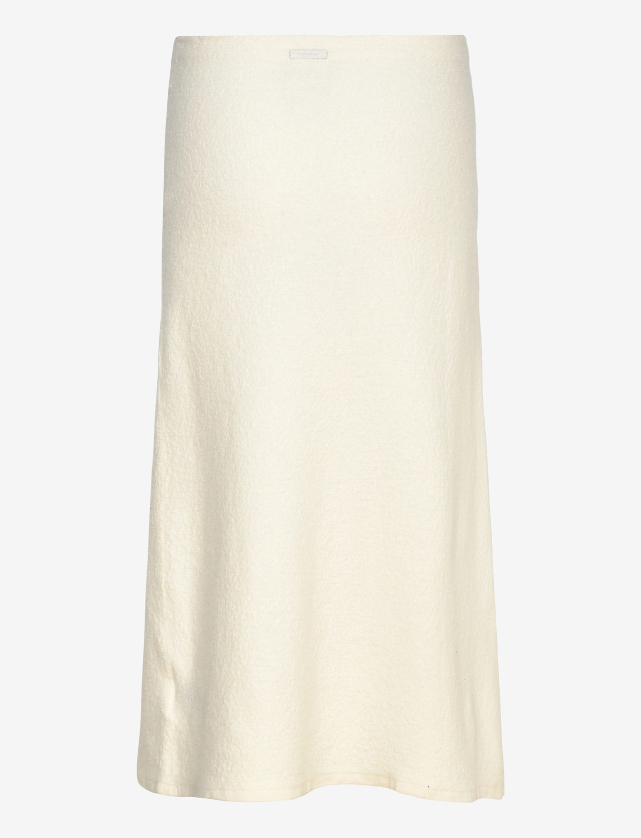 Calvin Klein - BOILED WOOL MIDI SKIRT - midi-röcke - white greige - 2