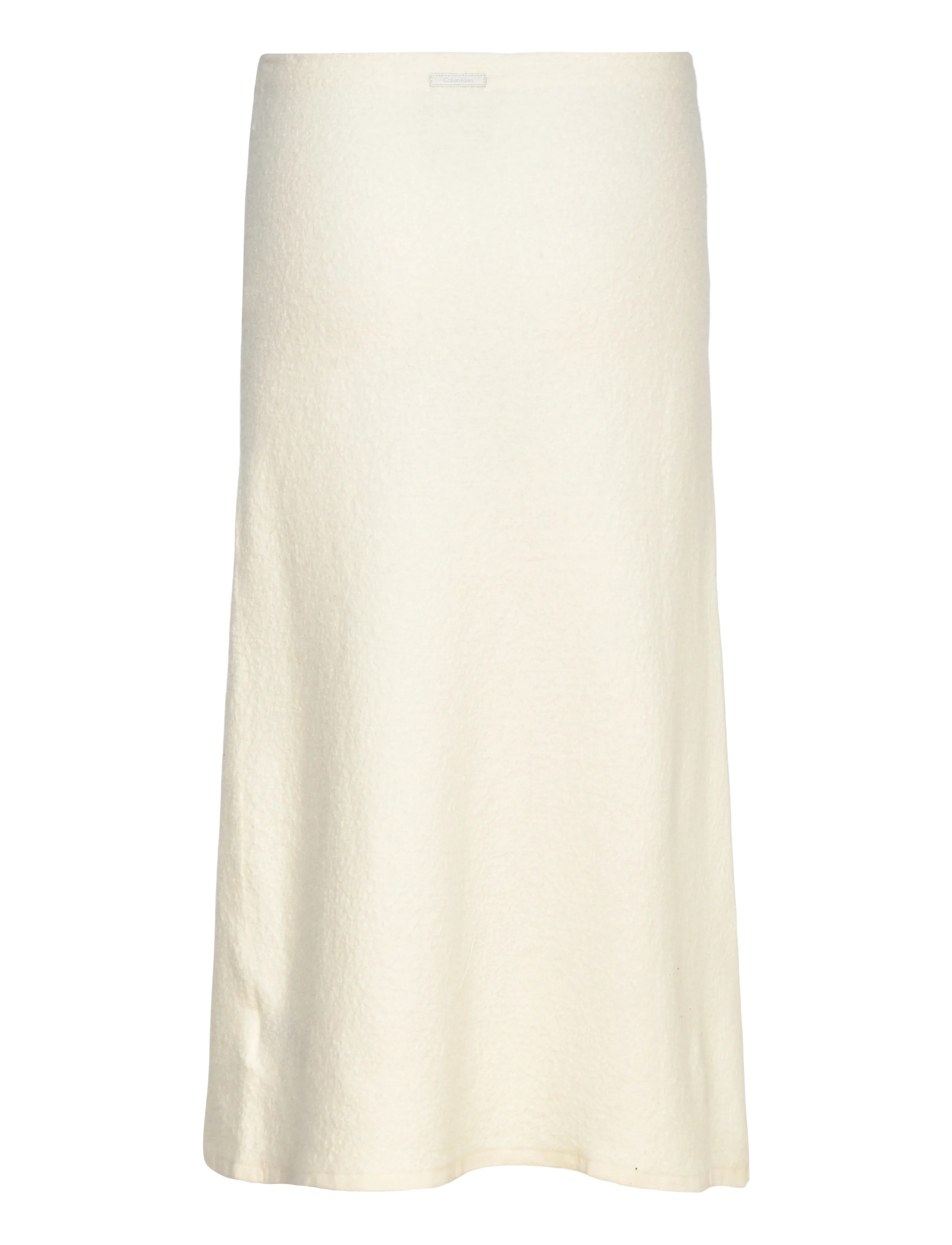 Calvin Klein - BOILED WOOL MIDI SKIRT - midi nederdele - white greige - 2