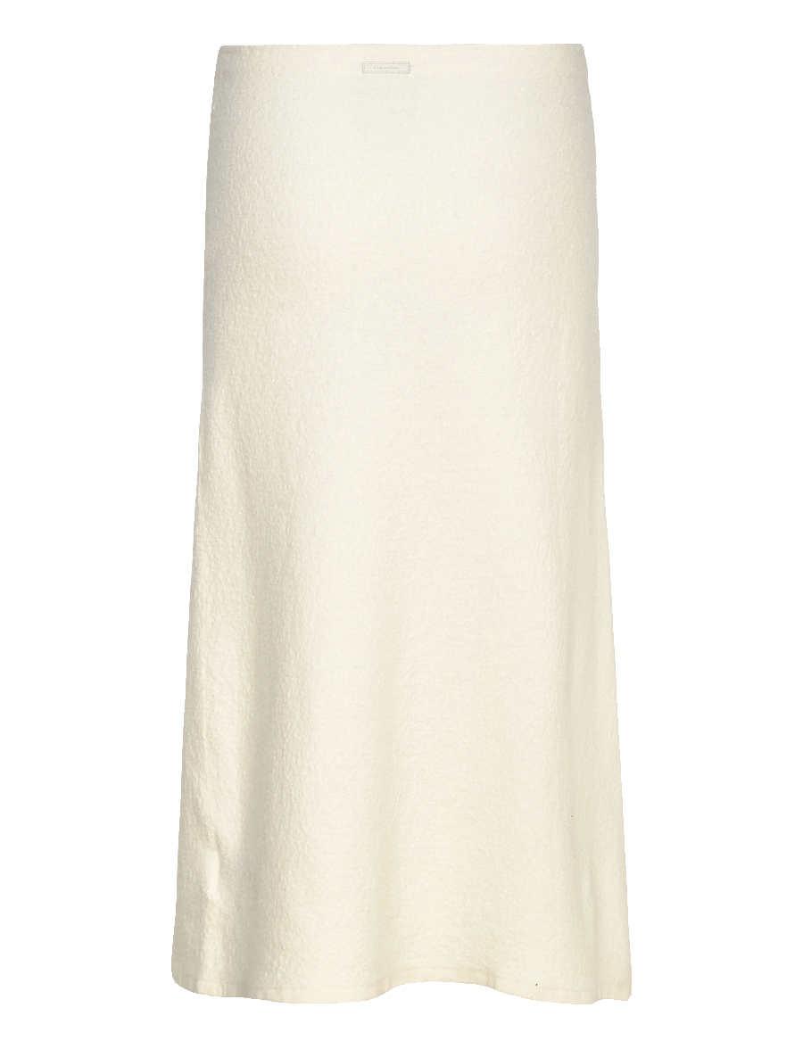 Calvin Klein - BOILED WOOL MIDI SKIRT - midi kjolar - white greige - 2