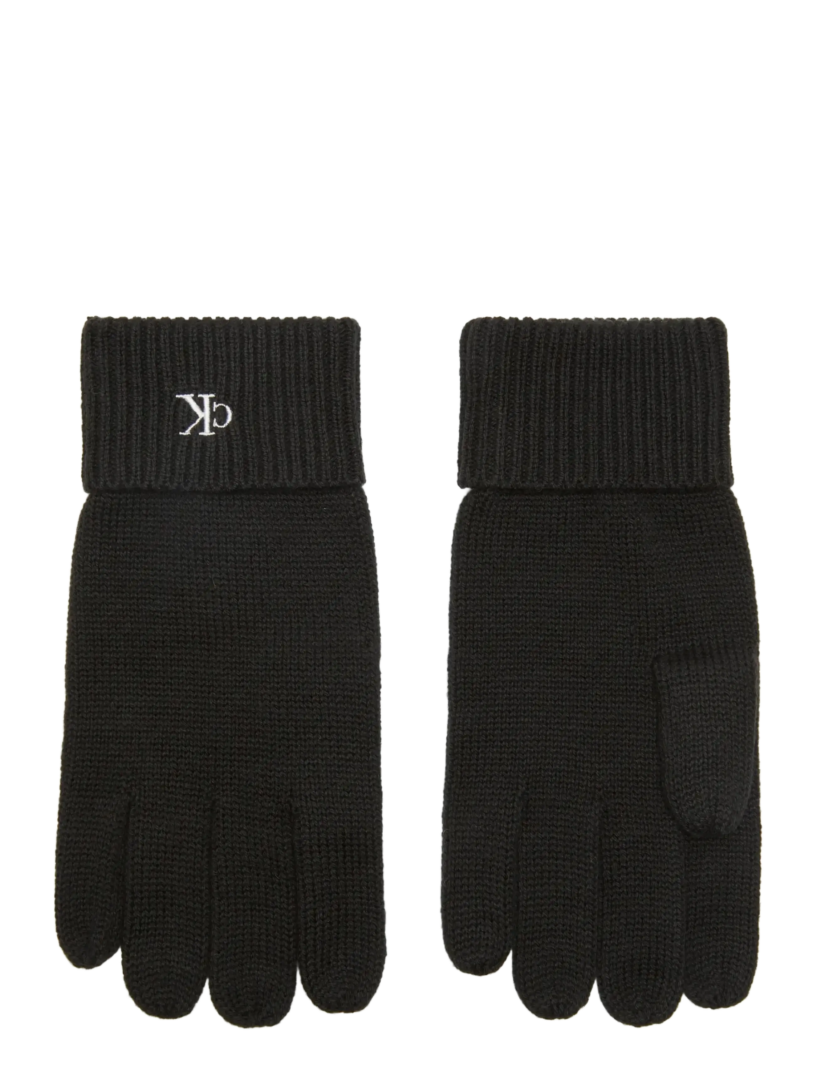 CALVIN KLEIN Ck Fine Rib Handschuhe Schwarz - One Size - Herren