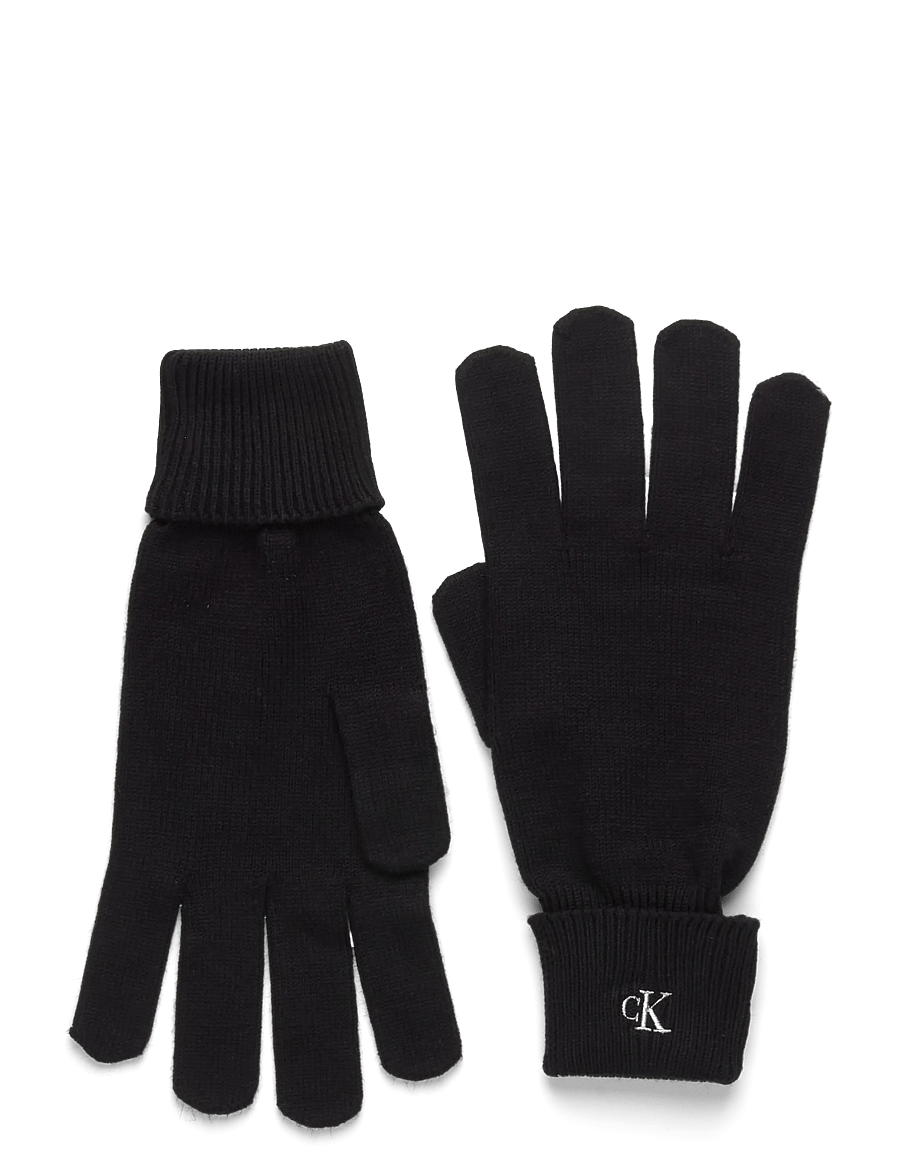 Calvin Klein - CK FINE RIB GLOVES - shop efter anledning - black - 1