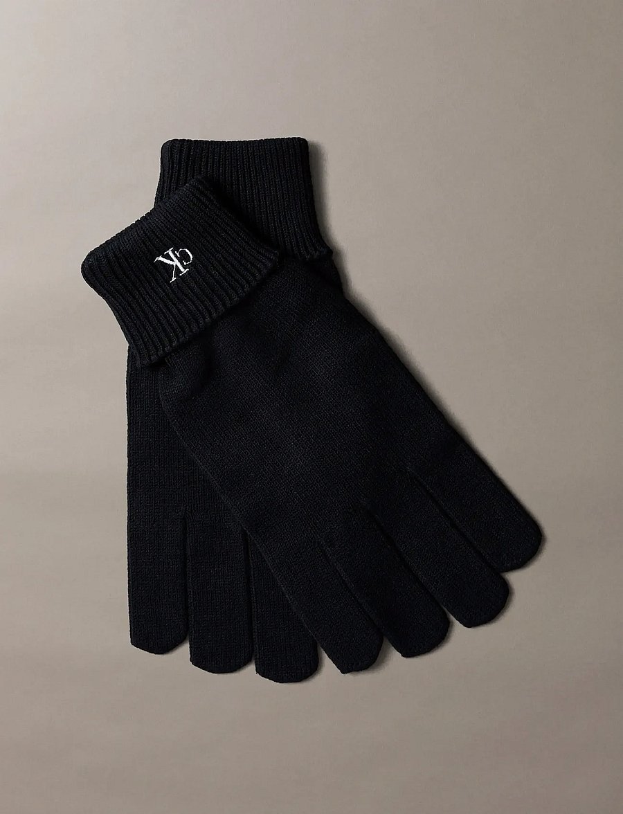 Calvin Klein - CK FINE RIB GLOVES - shop efter anledning - black - 2