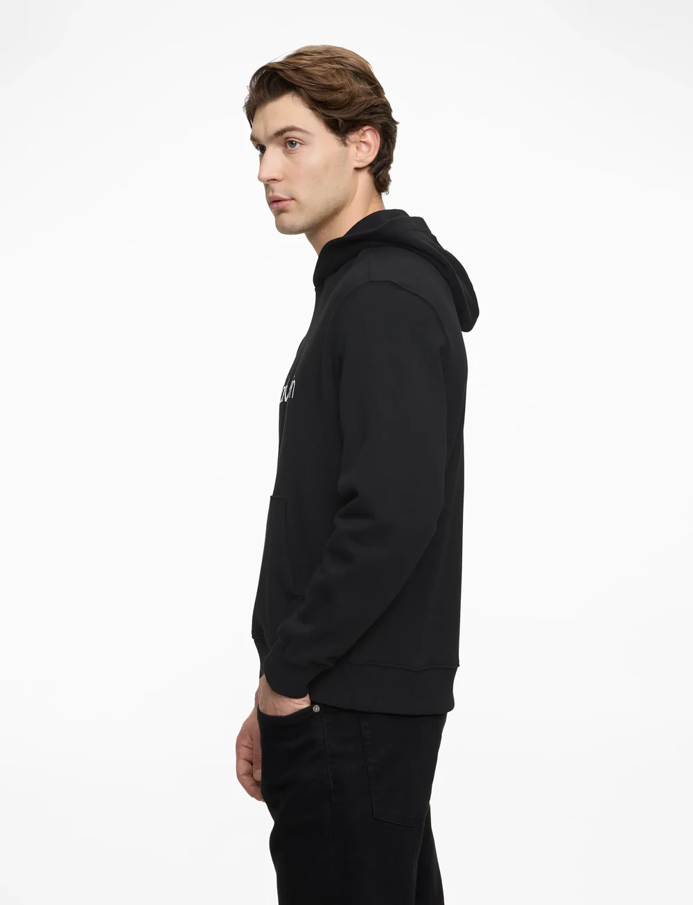 Calvin Klein - LS EU STANDARD LOGO 350TERRY PO - hoodies - black - 3