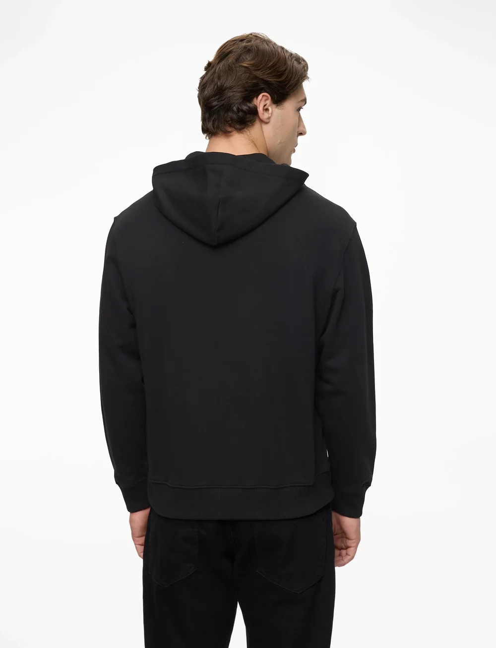 Calvin Klein - LS EU STANDARD LOGO 350TERRY PO - hoodies - black - 4