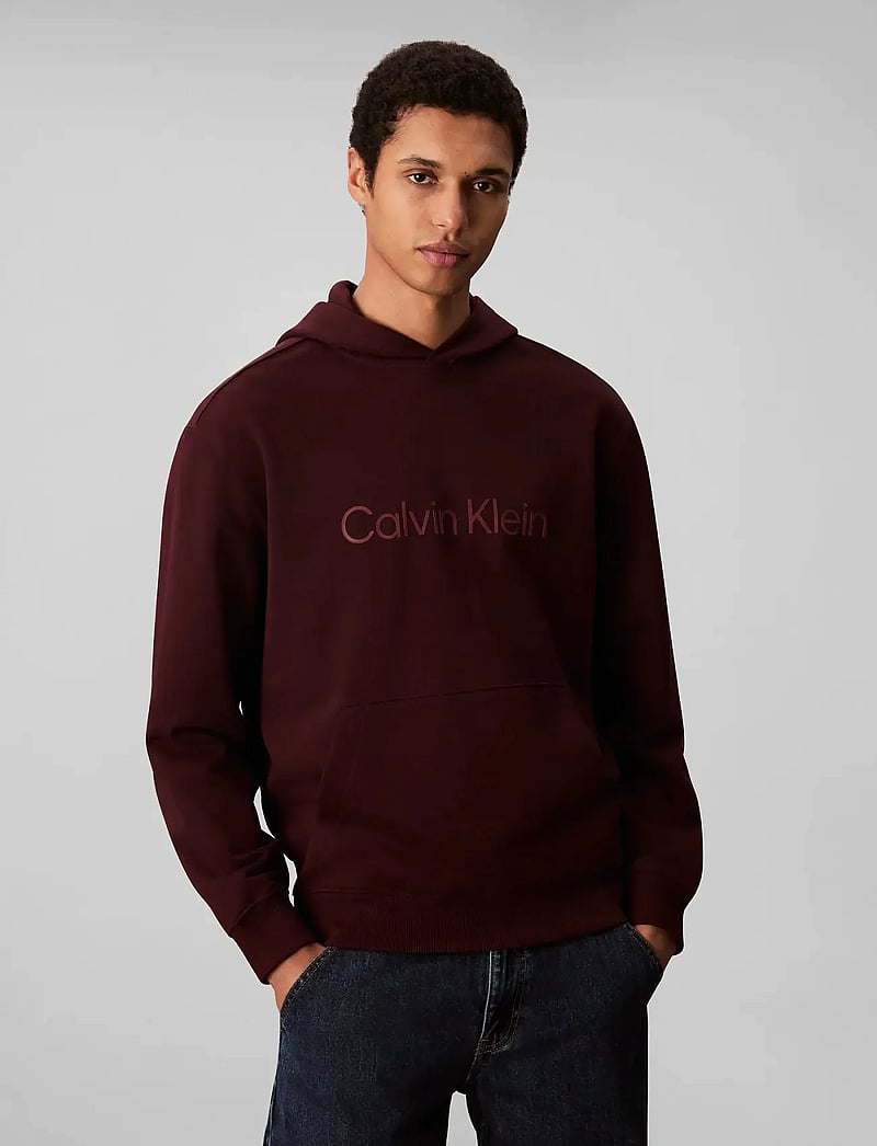 Calvin Klein - LS EU STANDARD LOGO 350TERRY PO - hættetrøjer - moroccan brown - 0