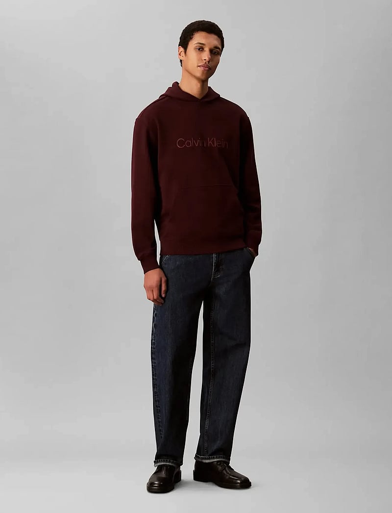 Calvin Klein - LS EU STANDARD LOGO 350TERRY PO - hættetrøjer - moroccan brown - 3