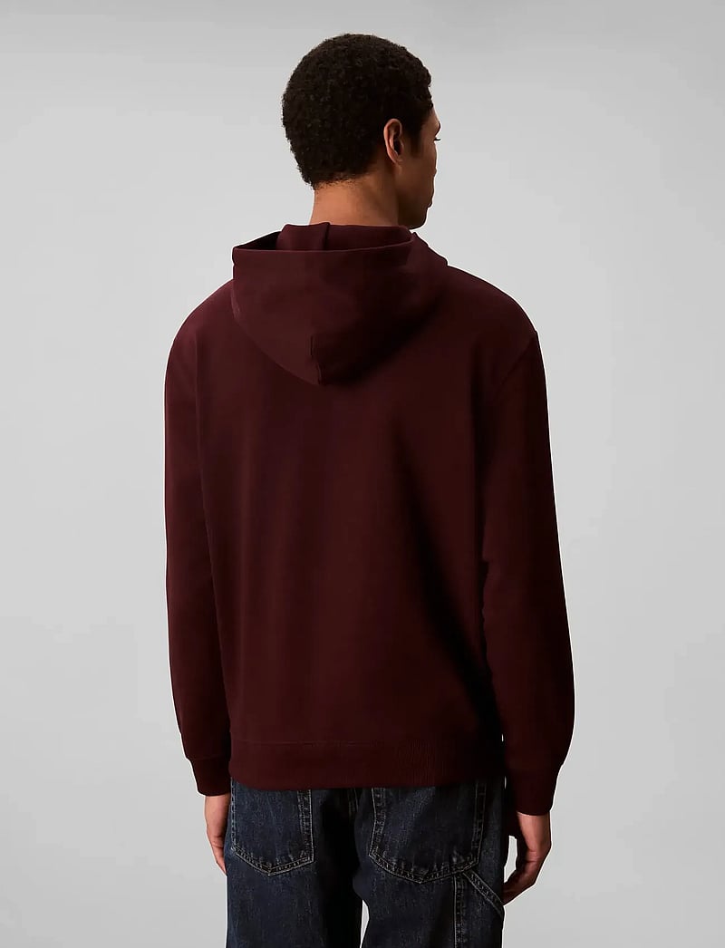 Calvin Klein - LS EU STANDARD LOGO 350TERRY PO - hættetrøjer - moroccan brown - 4