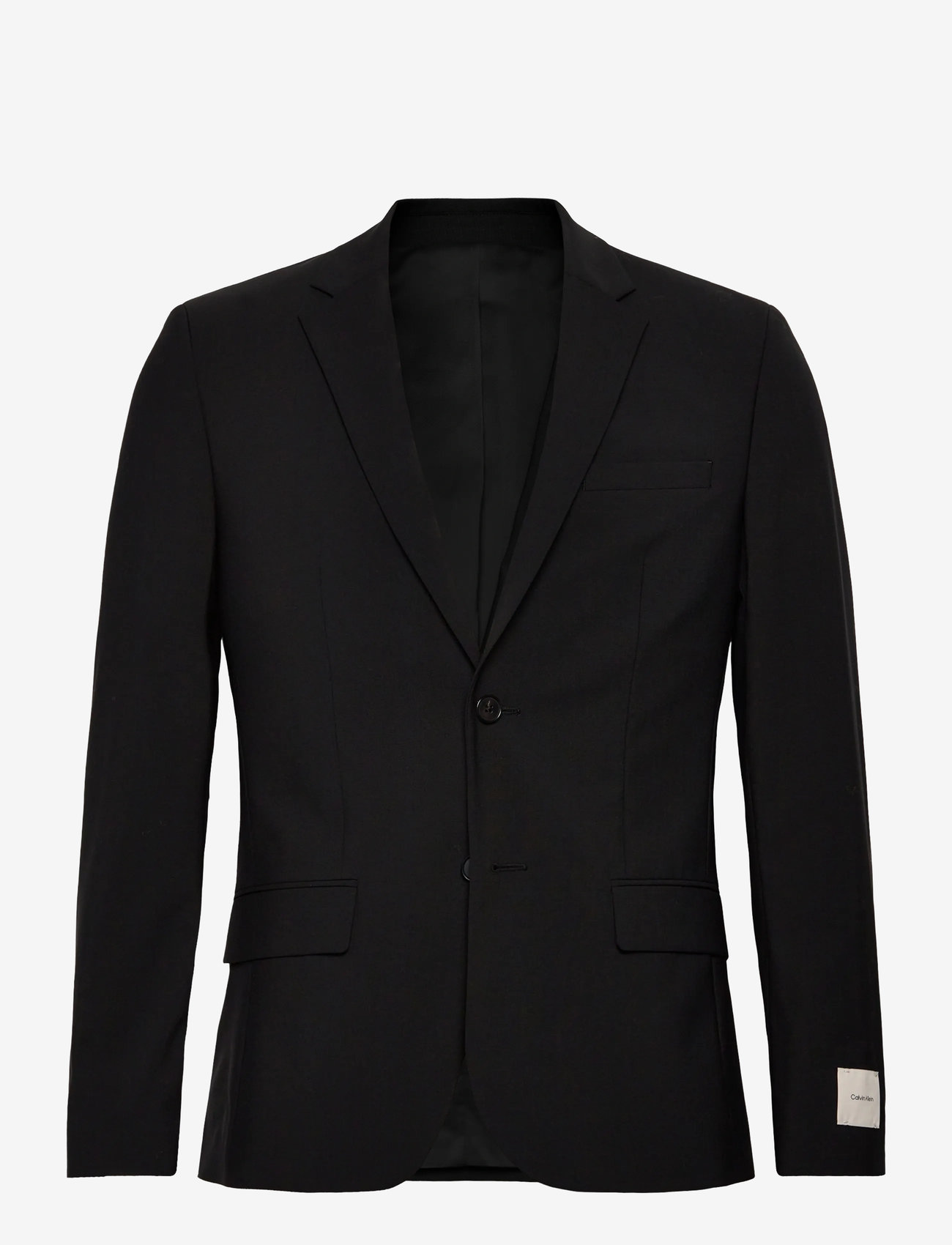 Calvin Klein - LS ITALIAN WOOL BLEND SLIM BLAZE - enkeltradede blazere - black - 1