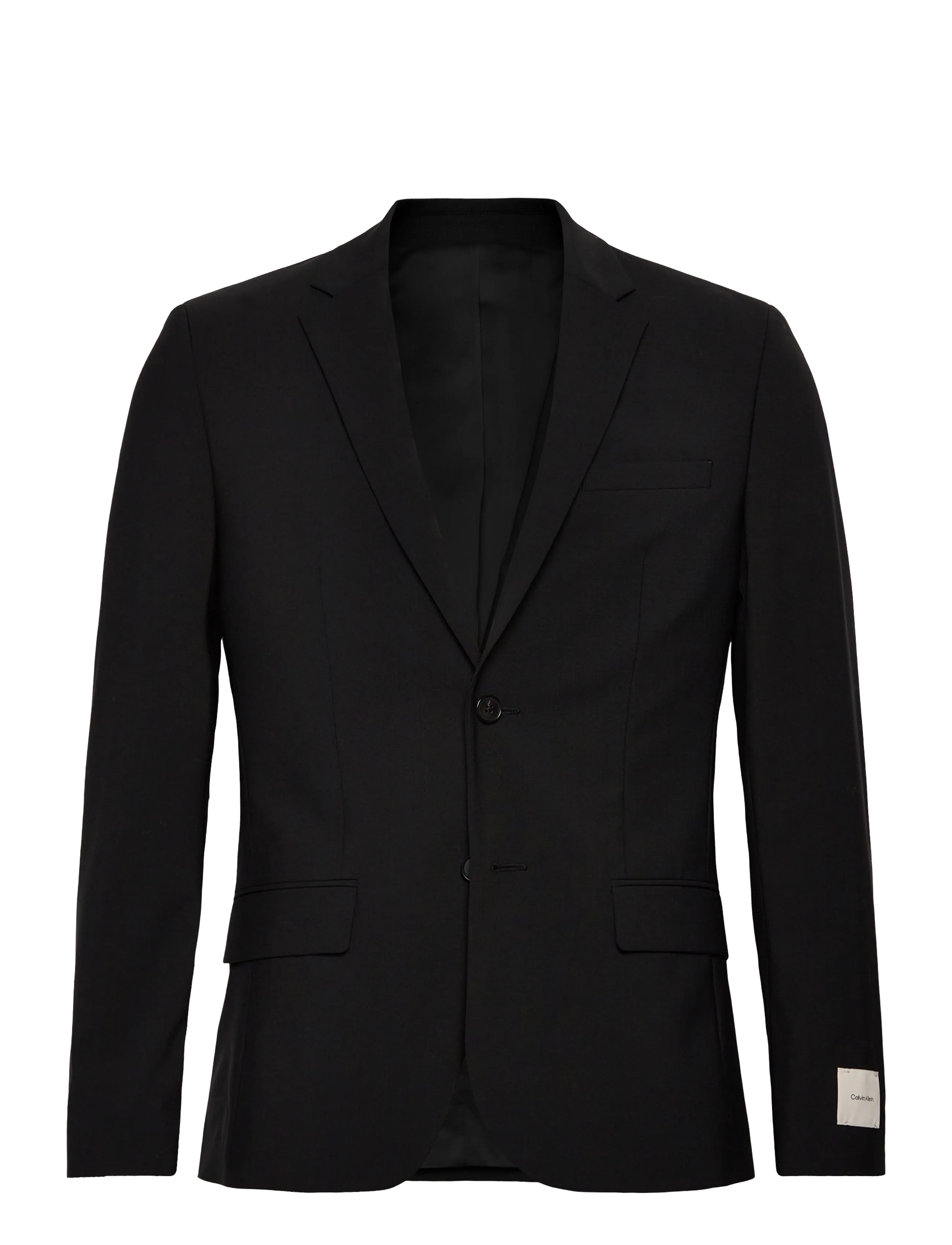 Calvin Klein LS ITALIAN WOOL BLEND SLIM BLAZE - Calvin Klein - BLACK / black