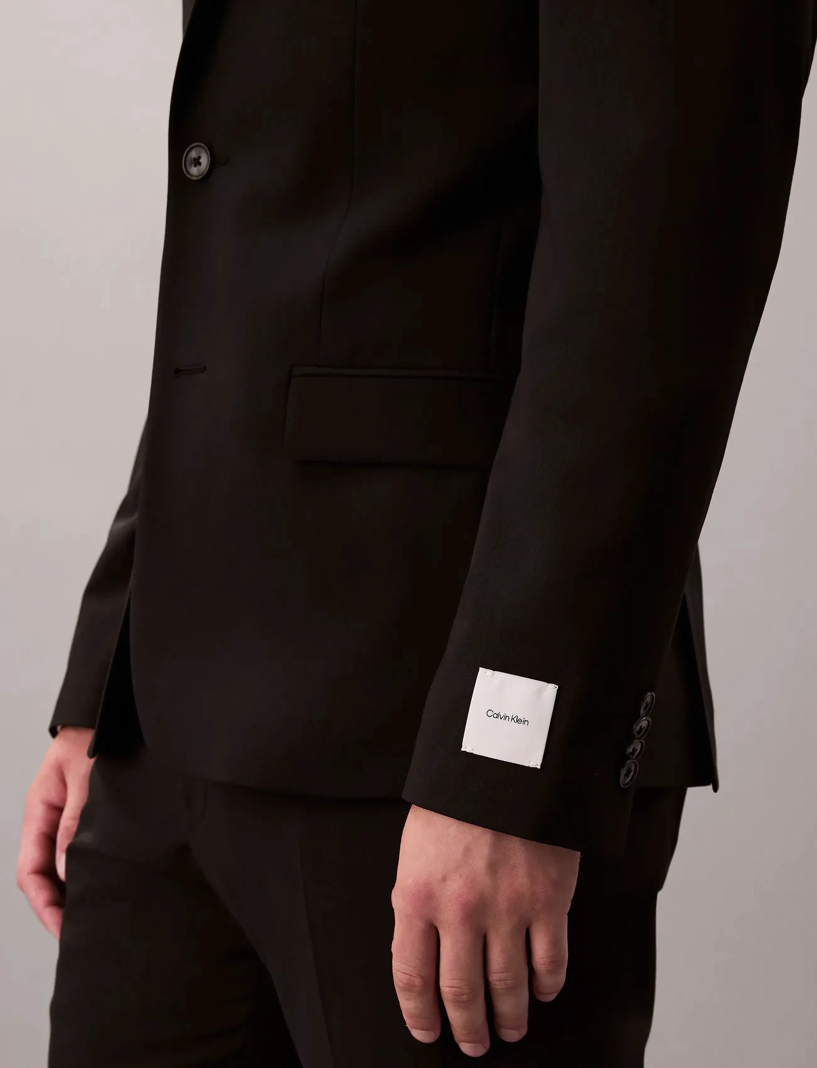 Calvin Klein Ls Italian Wl Blend Slim Blazer herr – bild 4