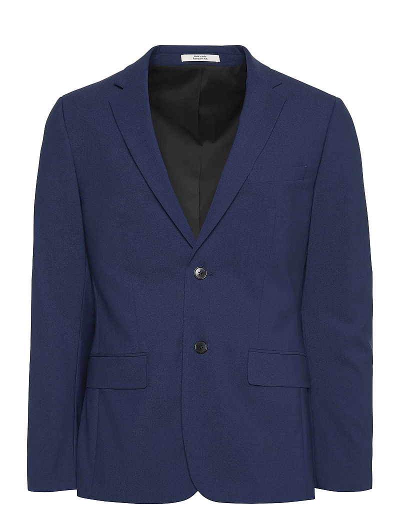 Calvin Klein - LS ITALIAN WOOL BLEND SLIM BLAZE - enkeltkneppede blazere - ink - 0