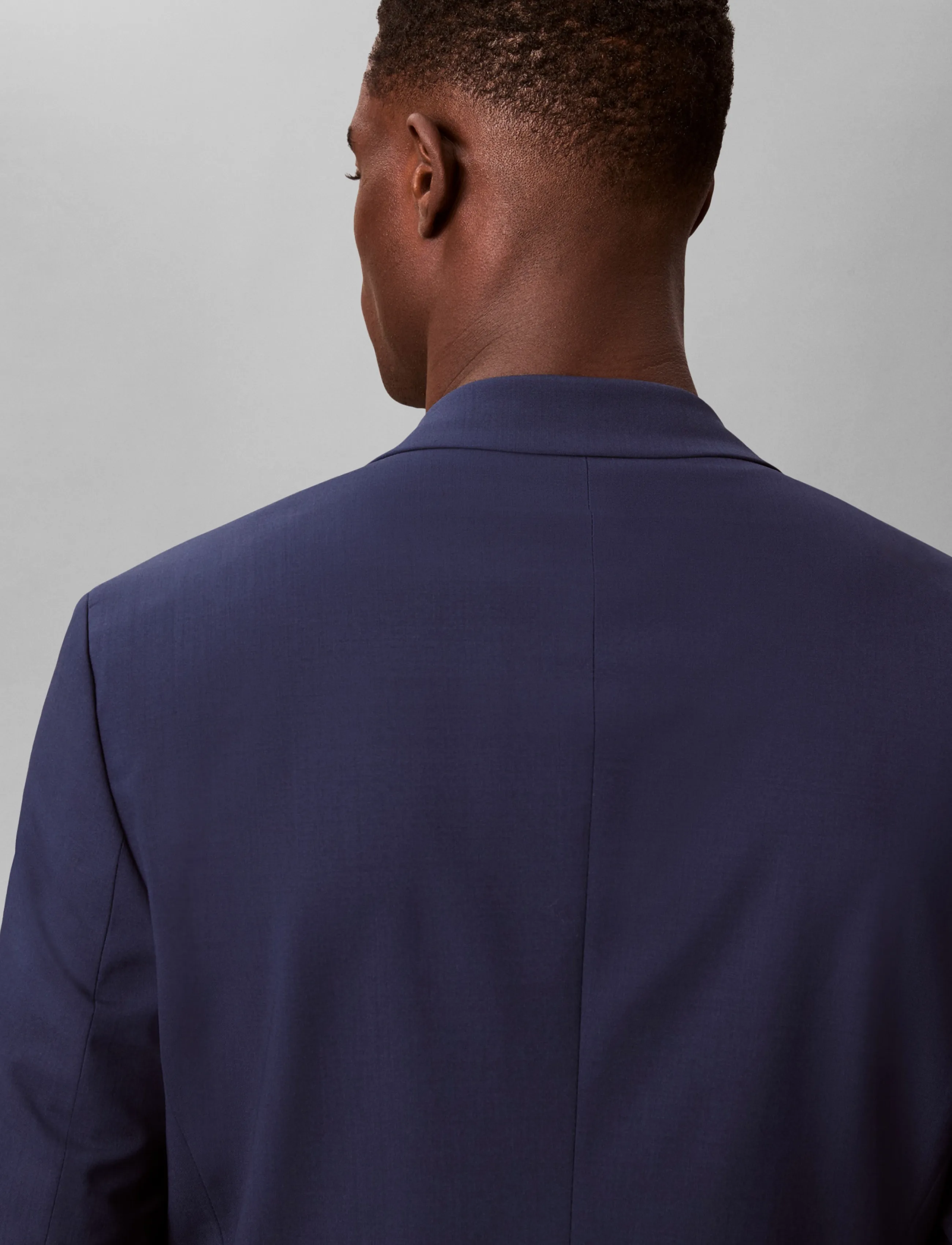 Calvin Klein - LS ITALIAN WL BLEND SLIM BLAZER - einreiher - ink - 3