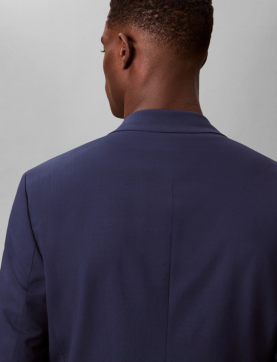 Calvin Klein - LS ITALIAN WL BLEND SLIM BLAZER - einreiher - ink - 3