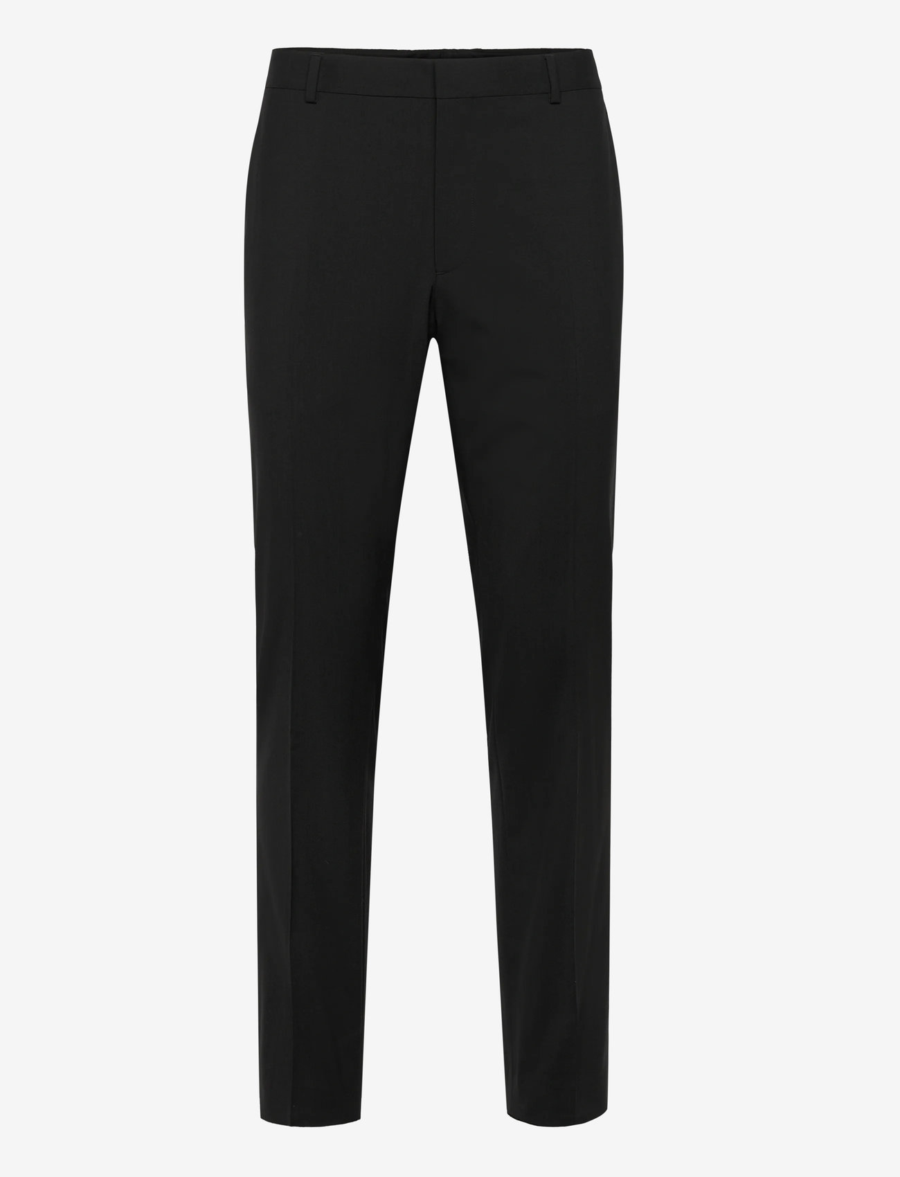 Calvin Klein - ITALIAN WOOL BLEND SLIM TROUSER - kostymbyxor - black - 1