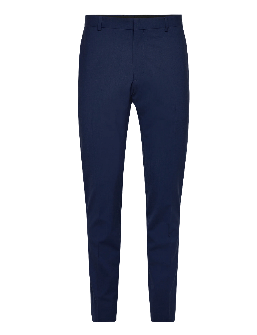 Calvin Klein - ITALIAN WOOL BLEND SLIM TROUSER - anzugshosen - ink - 1