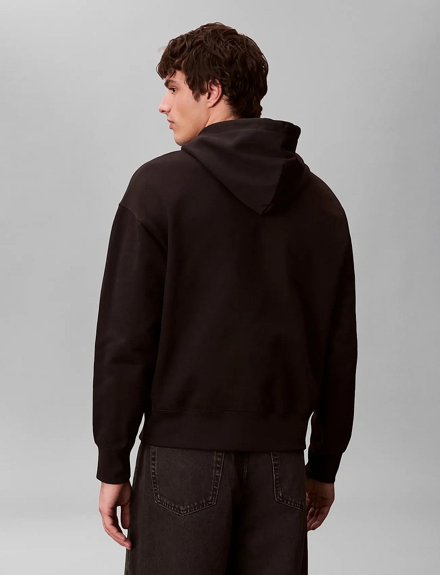 Calvin Klein - HVY WEIGHT TERRY CK EMBLEM HOODI - hættetrøjer - black - 2