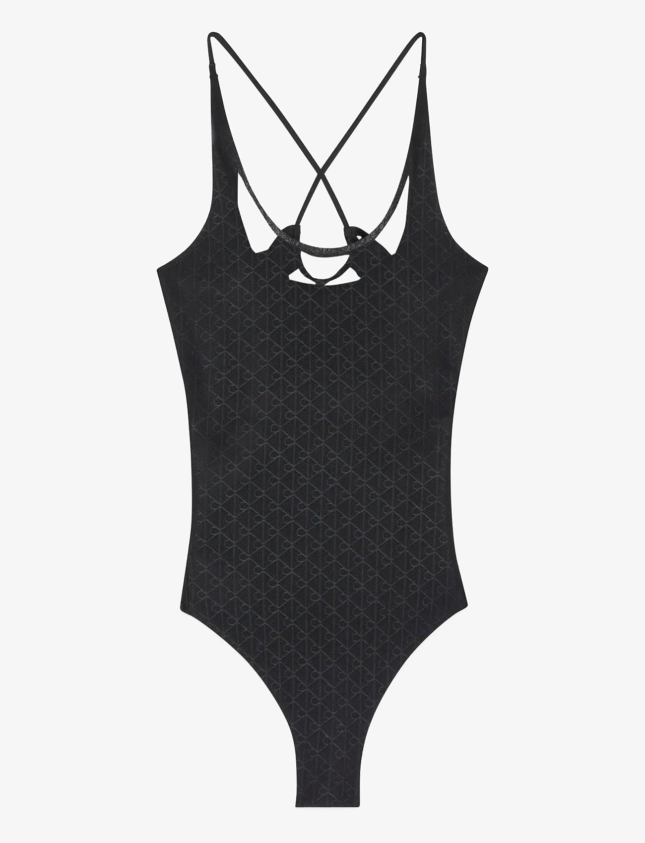 Calvin Klein - MONOGRAM MESH BODYSUIT - besondere anlässe - black - 2