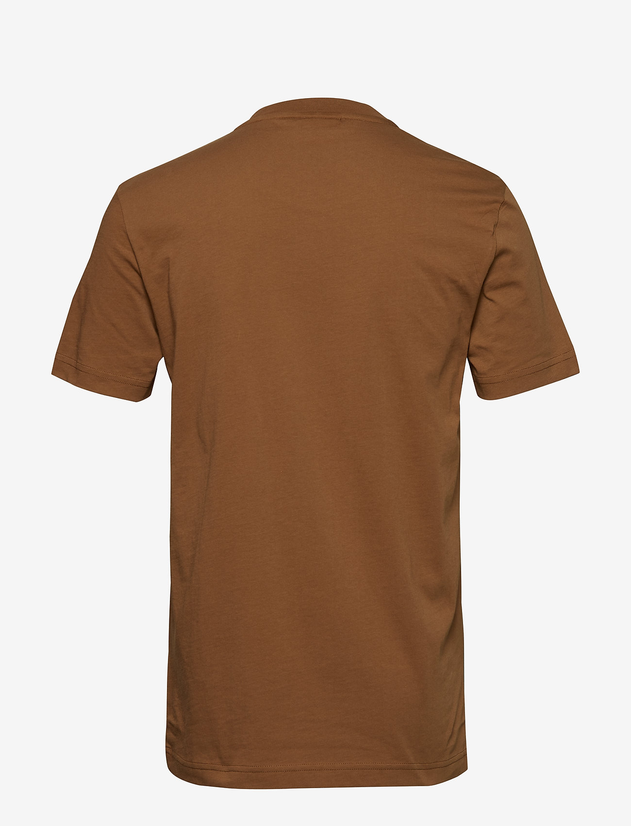 Calvin Klein - COTTON LOGO EMBROIDERY T-SHIRT - ck ginger nut - 1