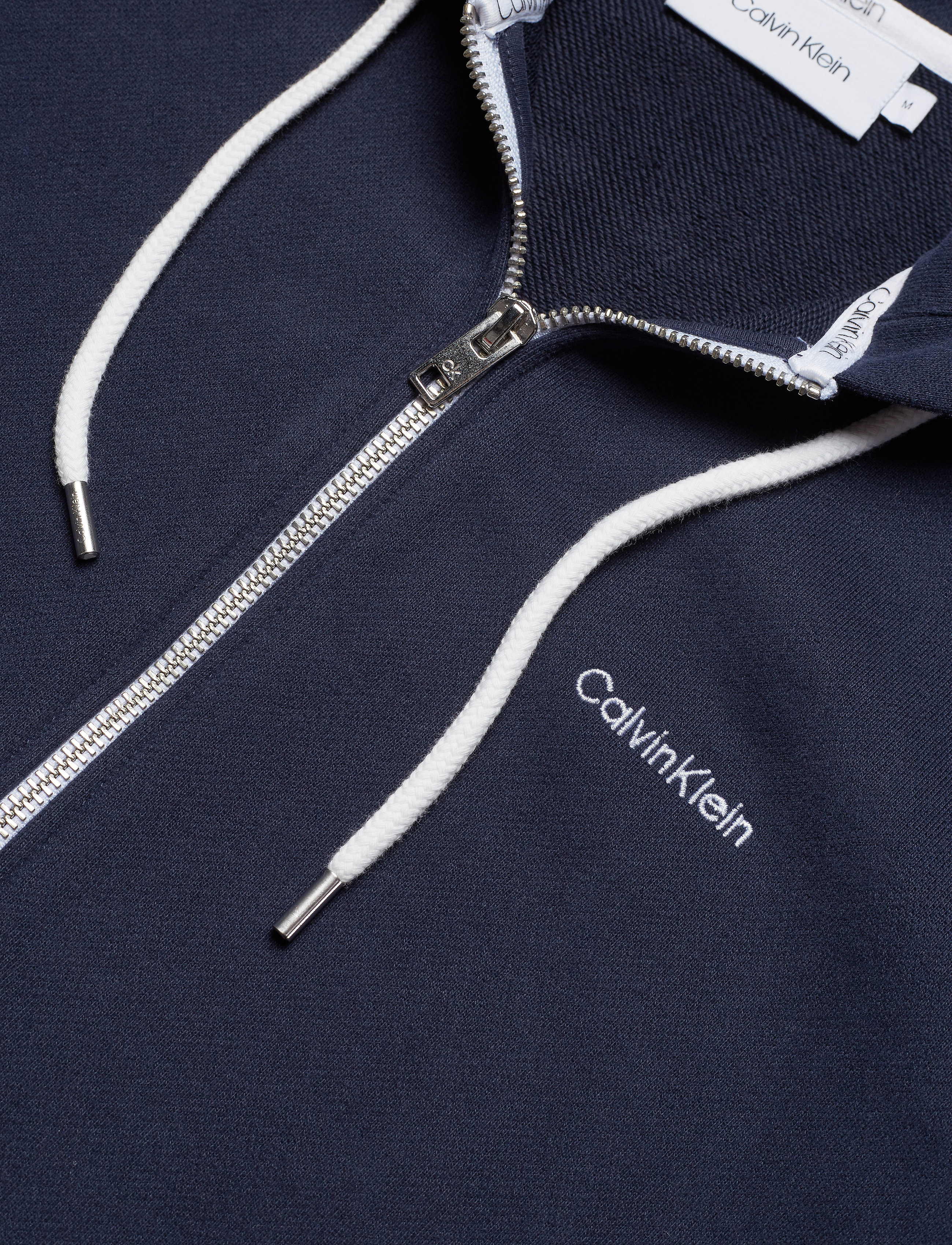 Calvin Klein - LOGO EMBROIDERY ZIP-THRU HOODIE - calvin navy - 2