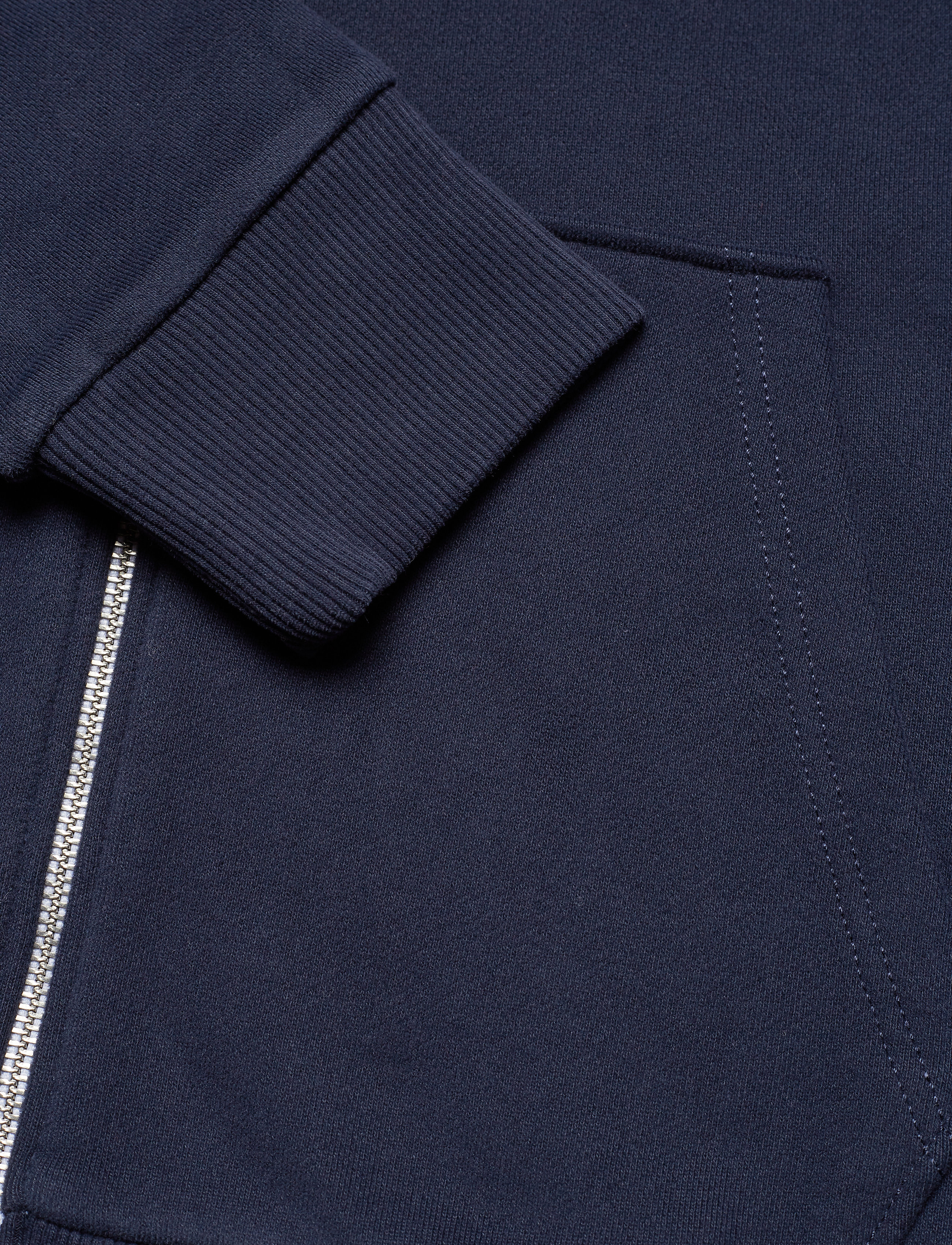Calvin Klein - LOGO EMBROIDERY ZIP-THRU HOODIE - calvin navy - 3