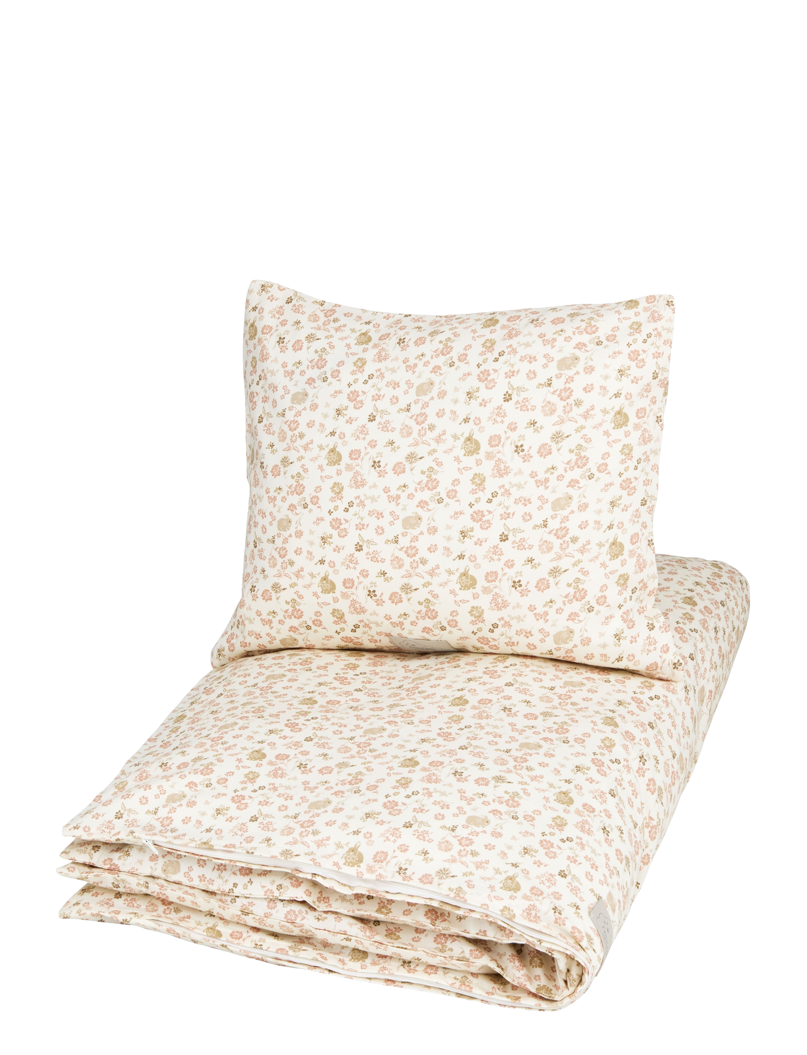 Cam Cam Copenhagen Bedding Set, Baby, 70X100Cm Gots Classic Stripes Rose, Bed Sæt, Pink, Str: 70X100CM;40X45CM