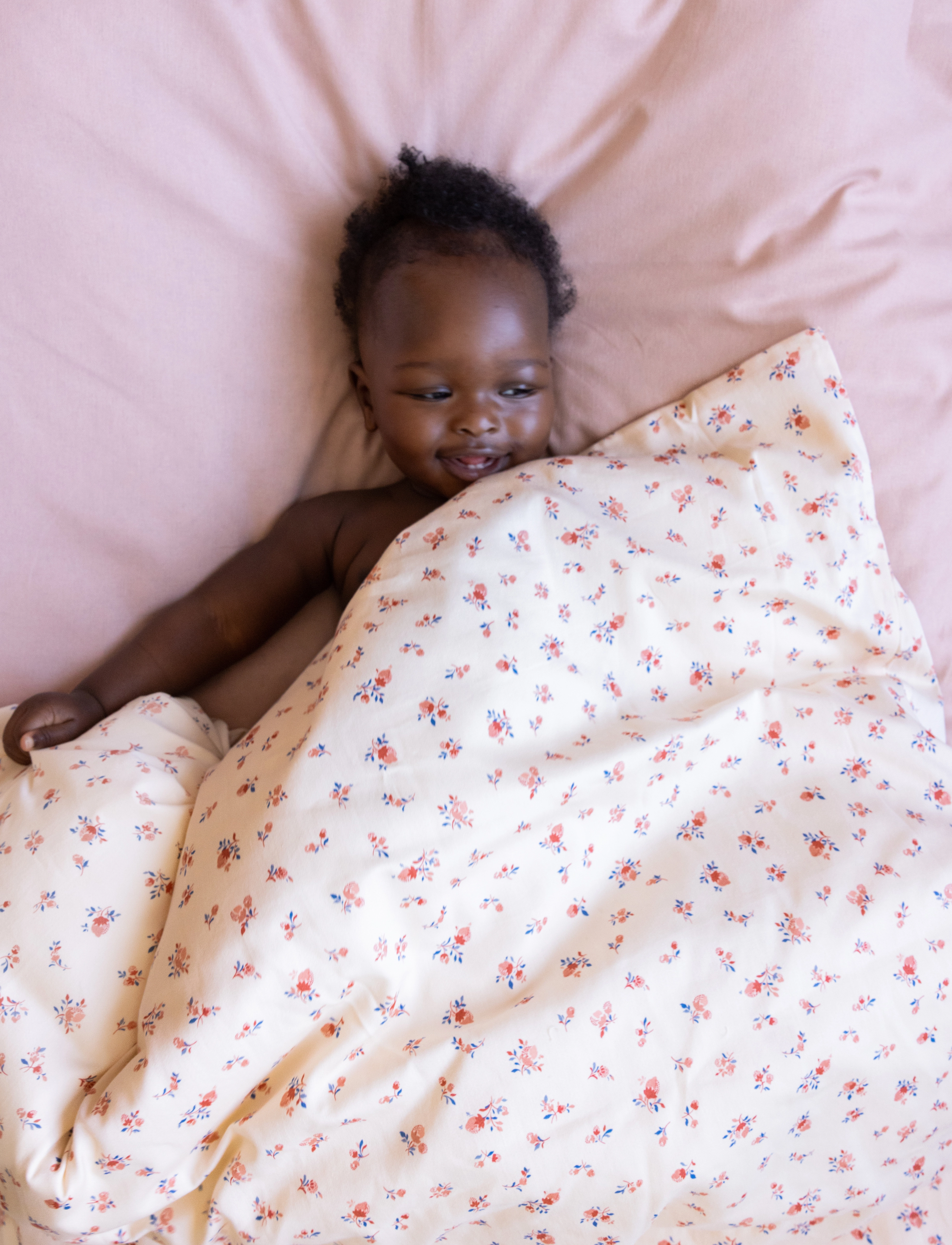 Cam Cam Copenhagen - Bedding Set, Baby, 70x100cm - GOTS - Carousel - sengesæt - berries - 3