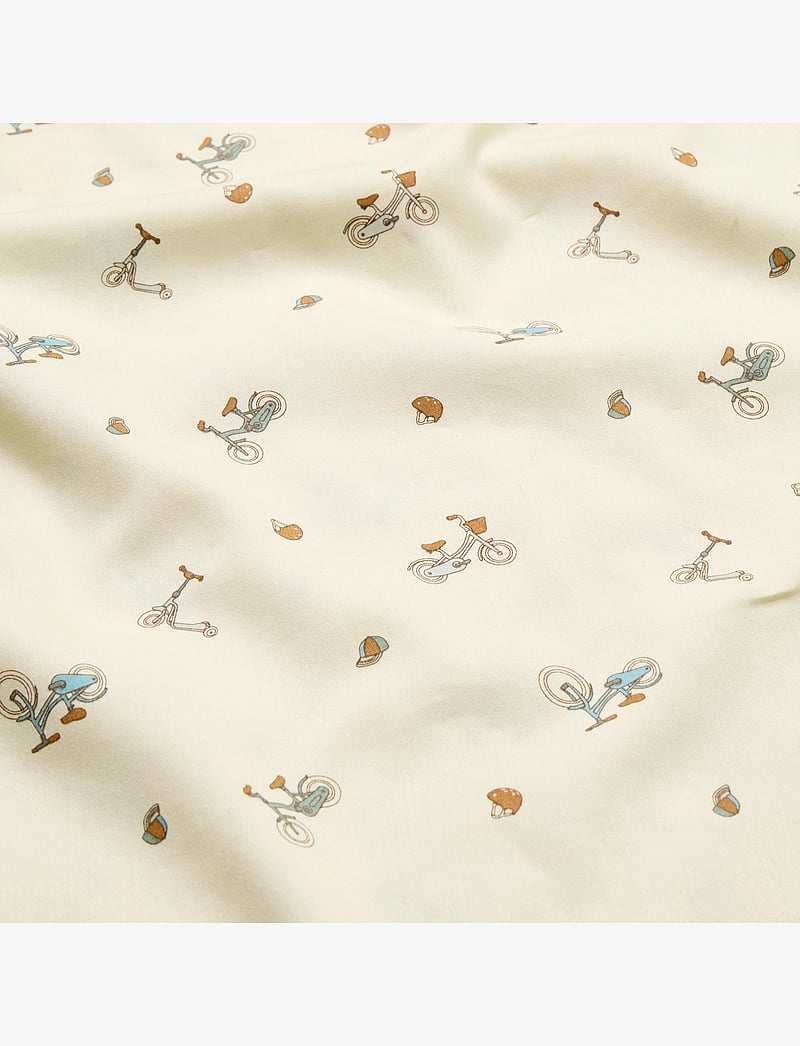 Cam Cam Copenhagen - Bedding, Baby, 70x100cm - GOTS - Bows - sengesæt - bicycles - 2