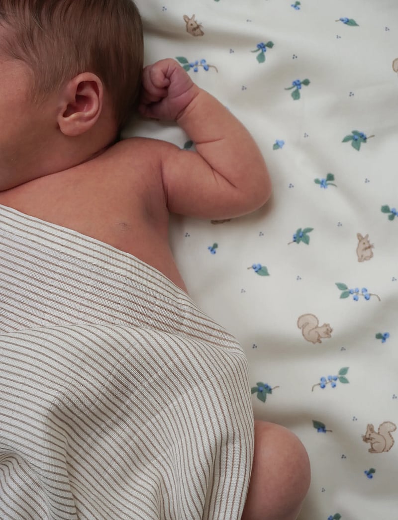 Cam Cam Copenhagen - Bedding Set, Baby, 70x100cm - GOTS - Rowan - bettwäsche-set - blueberries - 0