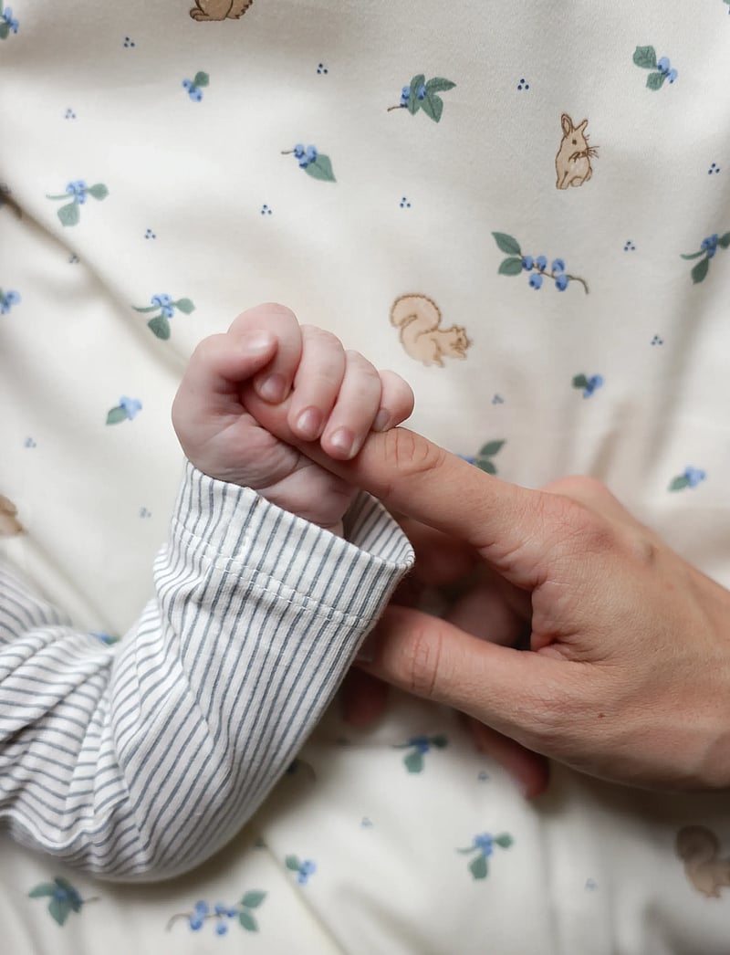 Cam Cam Copenhagen - Bedding Set, Baby, 70x100cm - GOTS - Rowan - bettwäsche-set - blueberries - 3