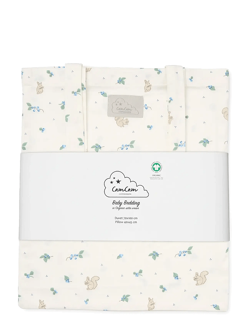 Cam Cam Copenhagen - Bedding Set, Baby, 70x100cm - GOTS - Rowan - bettwäsche-set - blueberries - 2