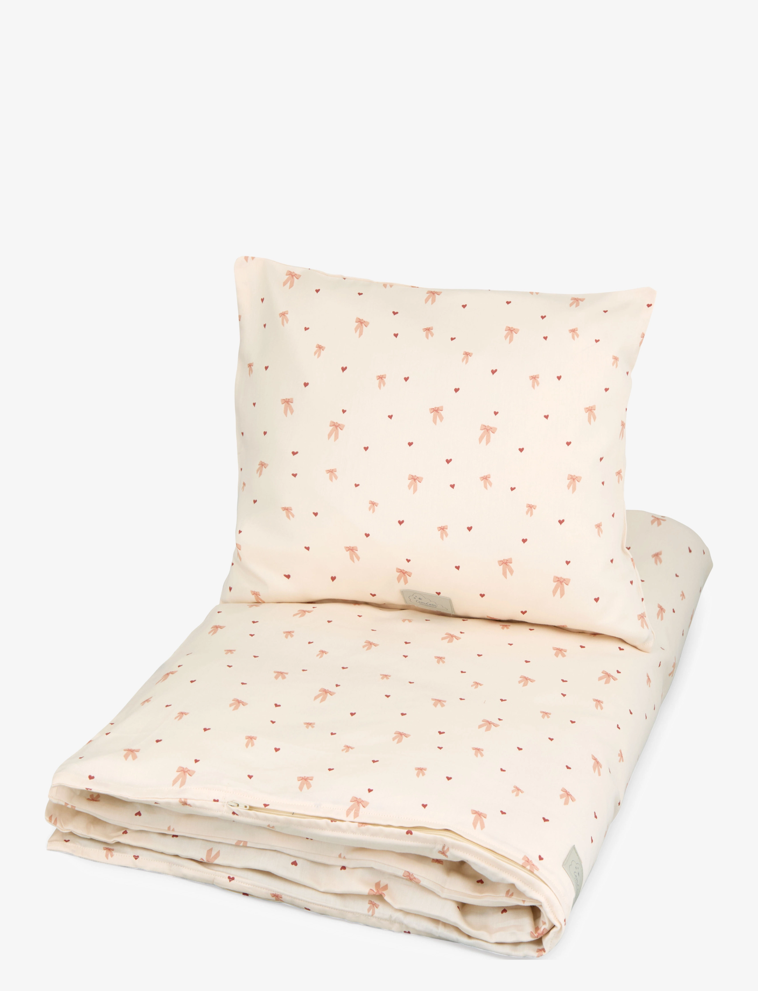 Cam Cam Copenhagen Bedding Set, Baby, 70X100Cm Gots Blueberries, Bed Sæt, Creme, Str: 70X100CM;40X45CM