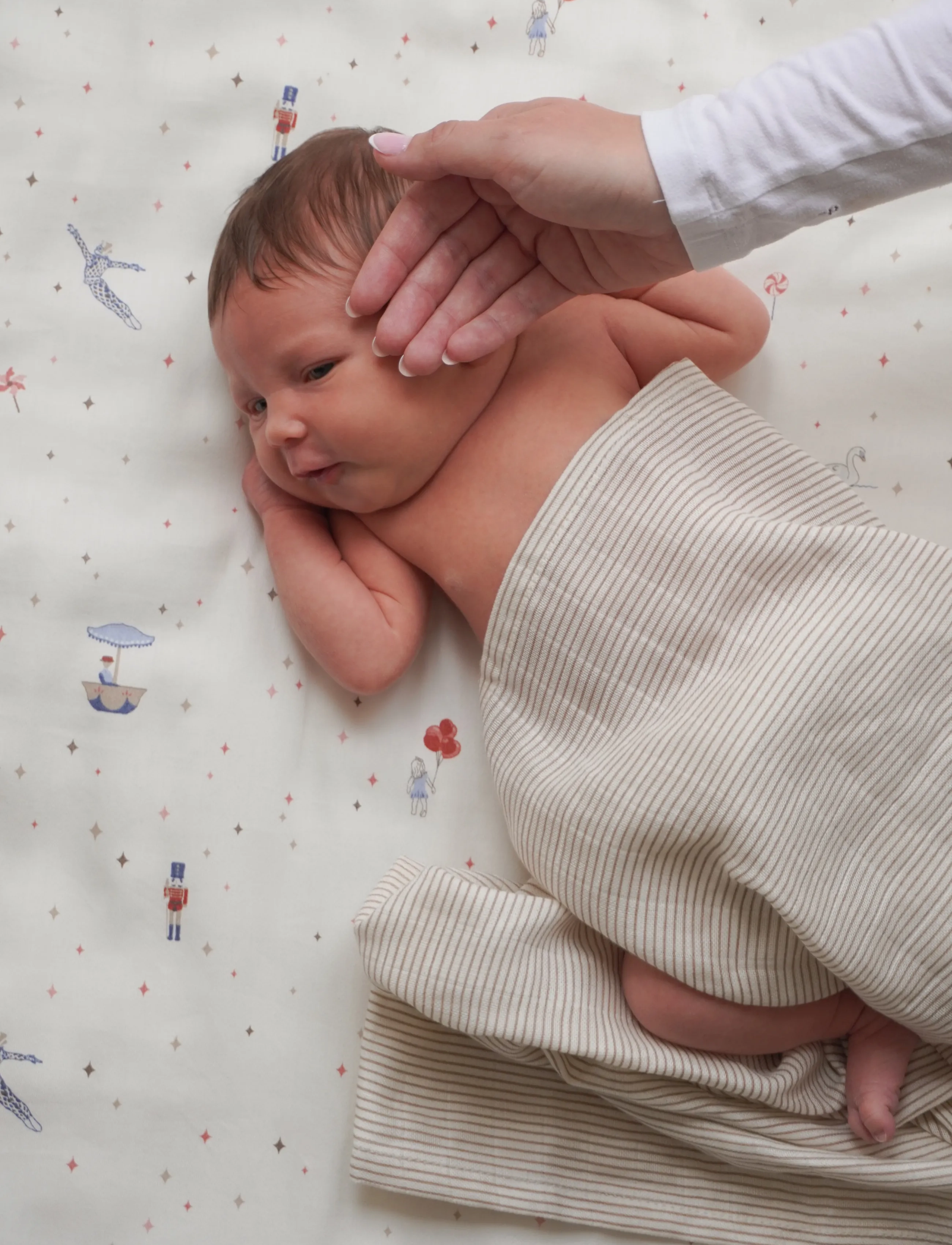 Cam Cam Copenhagen Bedding, Baby, 70x100cm - GOTS - Kids home - CAROUSEL / cream