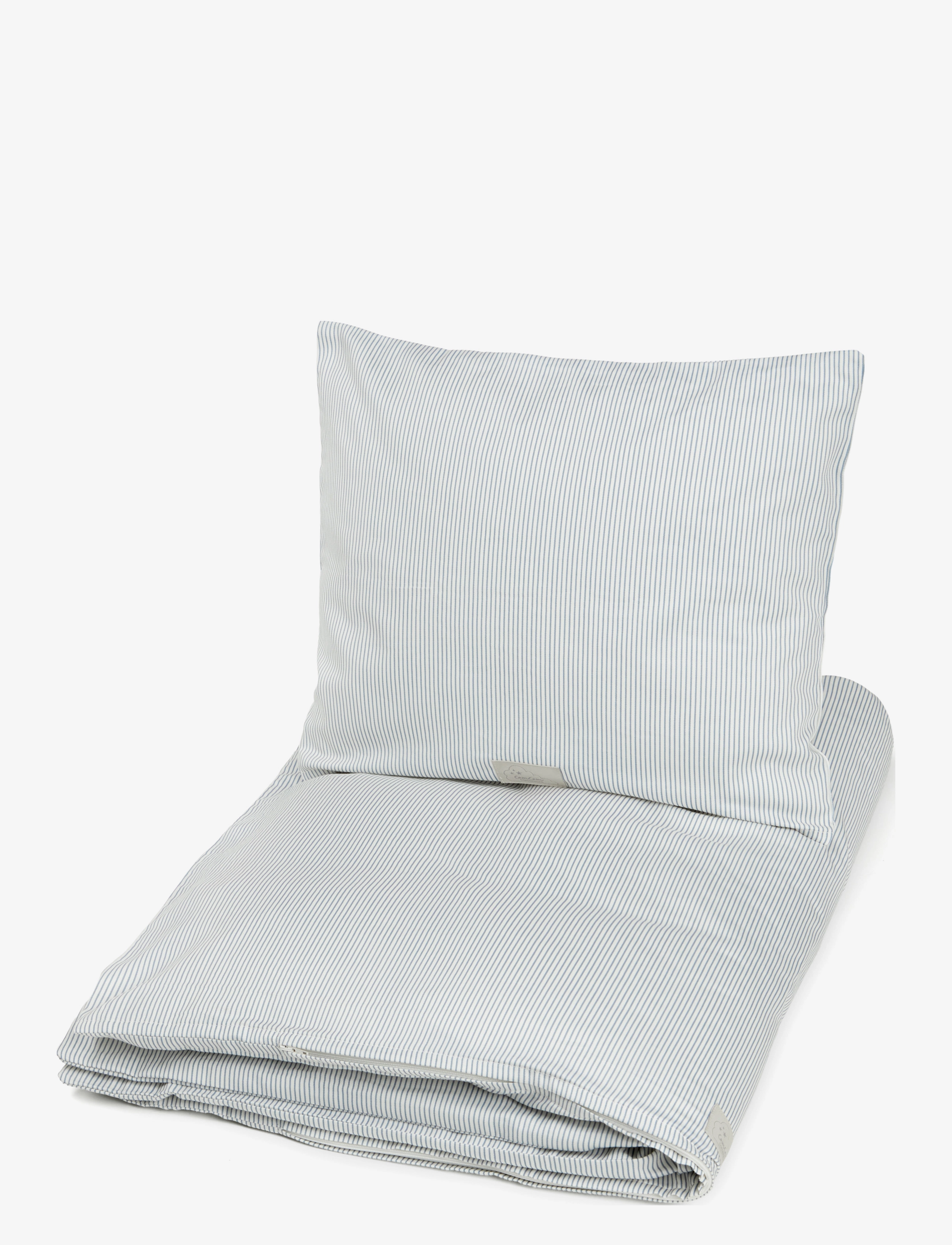 Cam Cam Copenhagen Bedding Set, Baby, 70X100Cm Gots Classic Stripes Rose, Bed Sæt, Blå, Str: 70X100CM;40X45CM