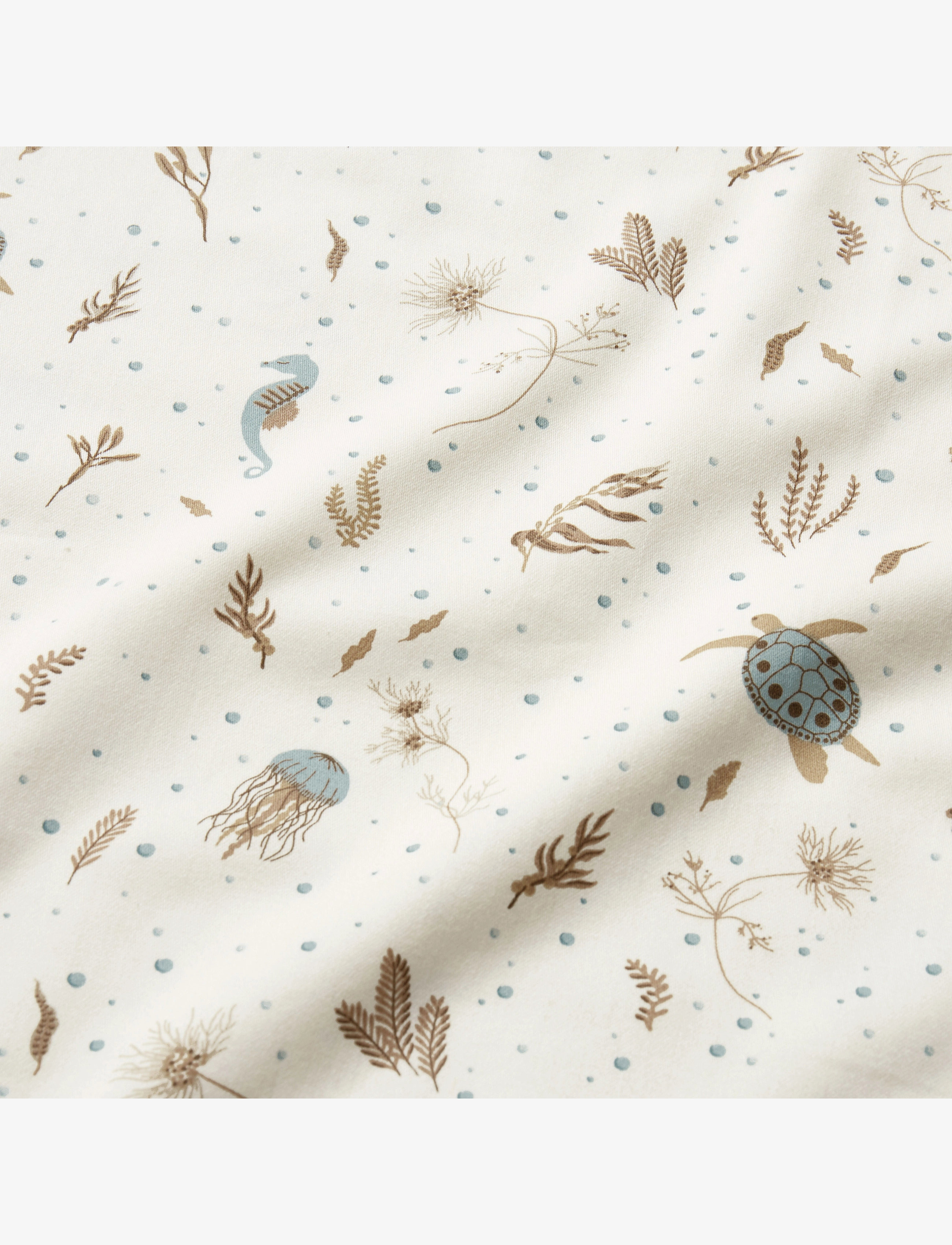 Cam Cam Copenhagen - Bedding Set, Baby, 70x100cm - GOTS - Woodland - sengesæt - sea garden - 2
