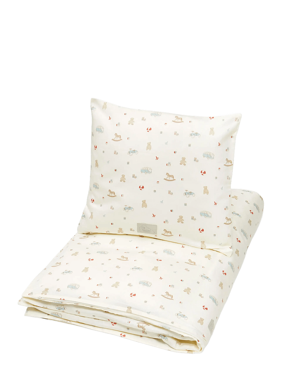 Cam Cam Copenhagen - Bedding Set, Baby, 70x100cm - GOTS - Carousel - voodiriiete komplektid - vintage toys - 1