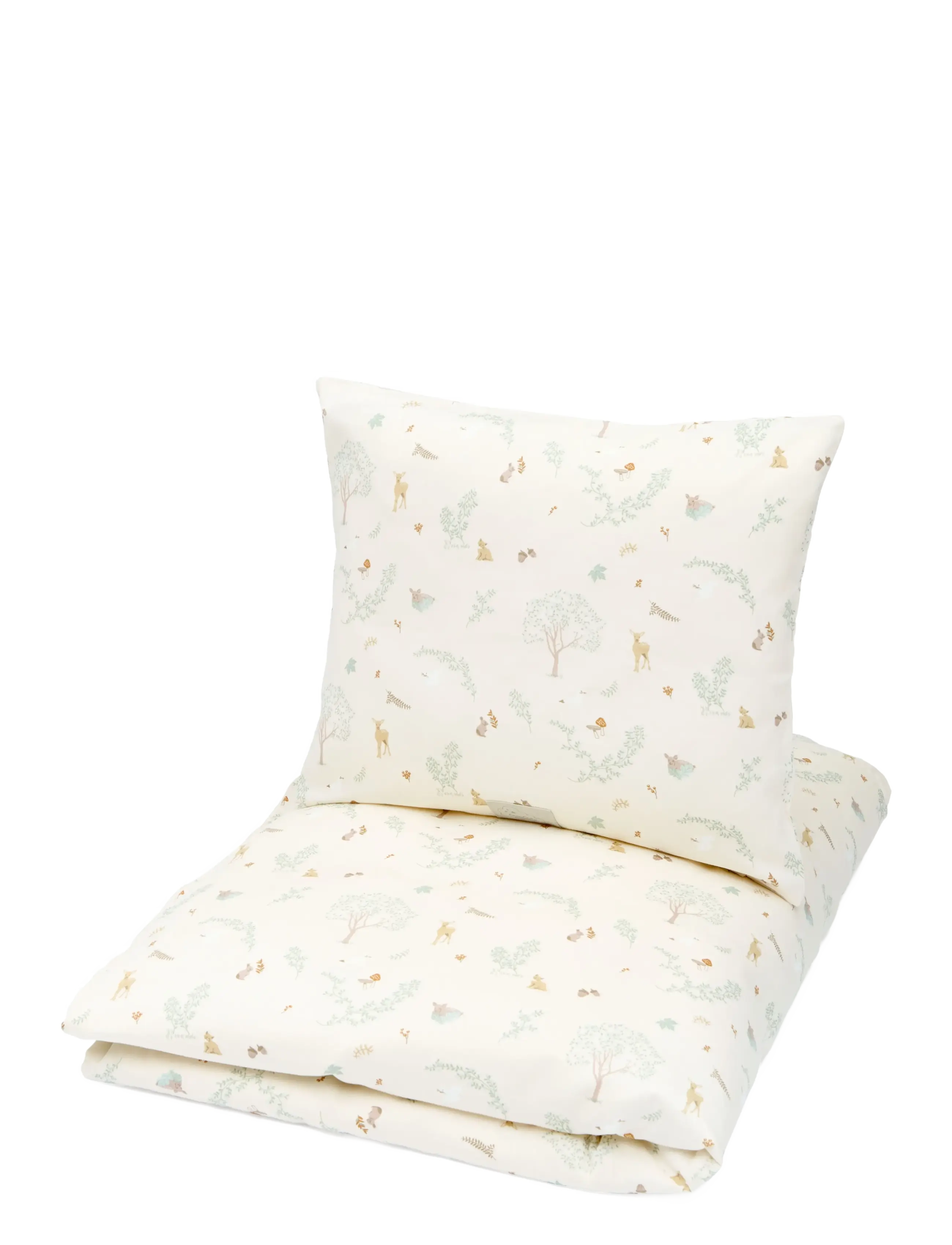 Cam Cam Copenhagen Bedding, Baby, 70x100cm - Bettwäsche-Set - WOODLAND / cream