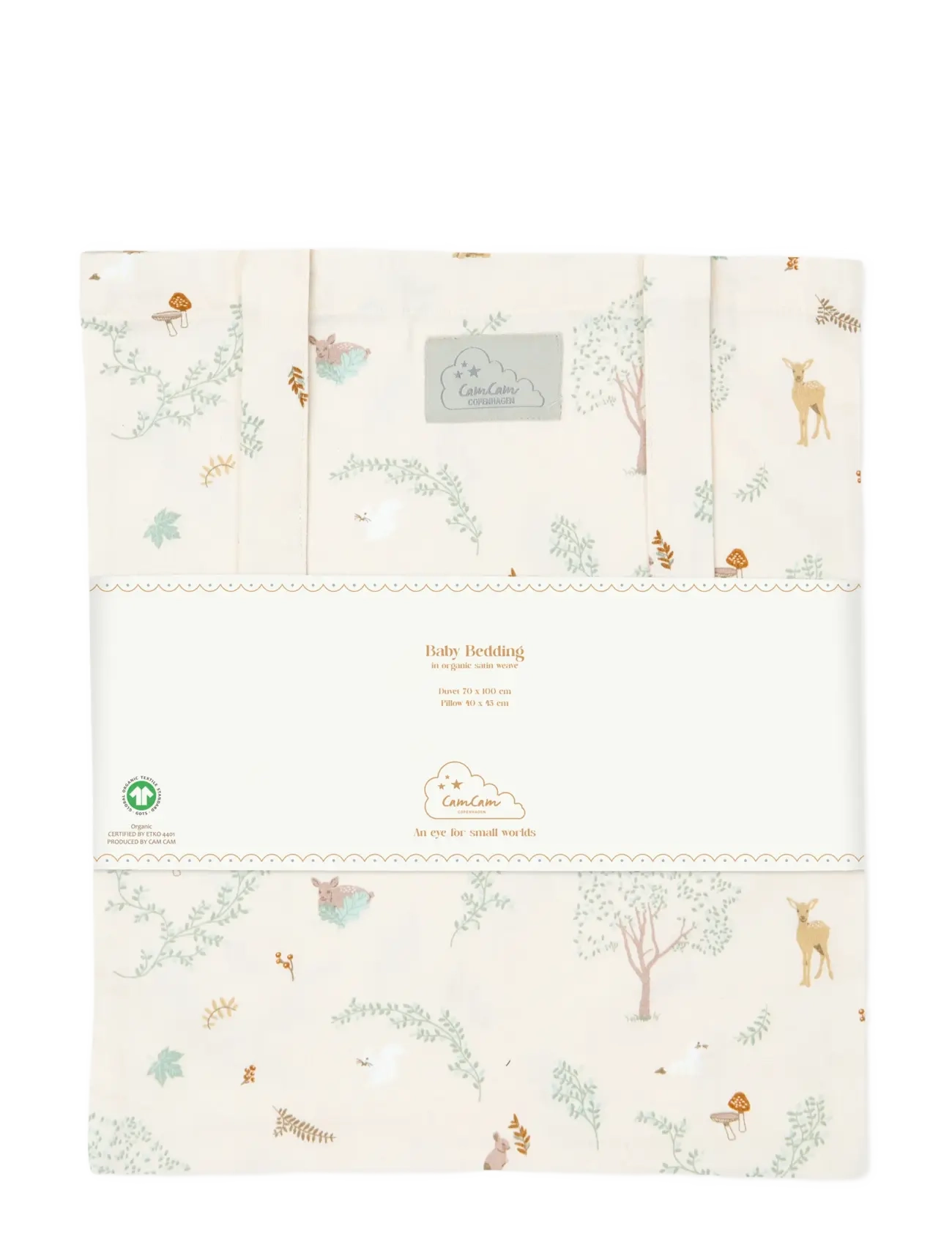 Cam Cam Copenhagen - Bedding, Baby, 70x100cm - bettwäsche-set - woodland - 1