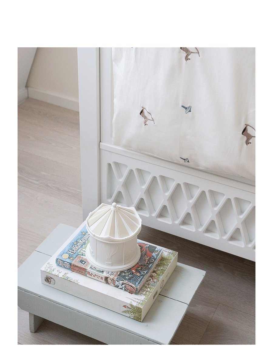 Cam Cam Copenhagen - Embroidered Baby Bedding Set, 70x100cm - GOTS - Vintage Toys - bettwäsche-set - vintage toys - 3