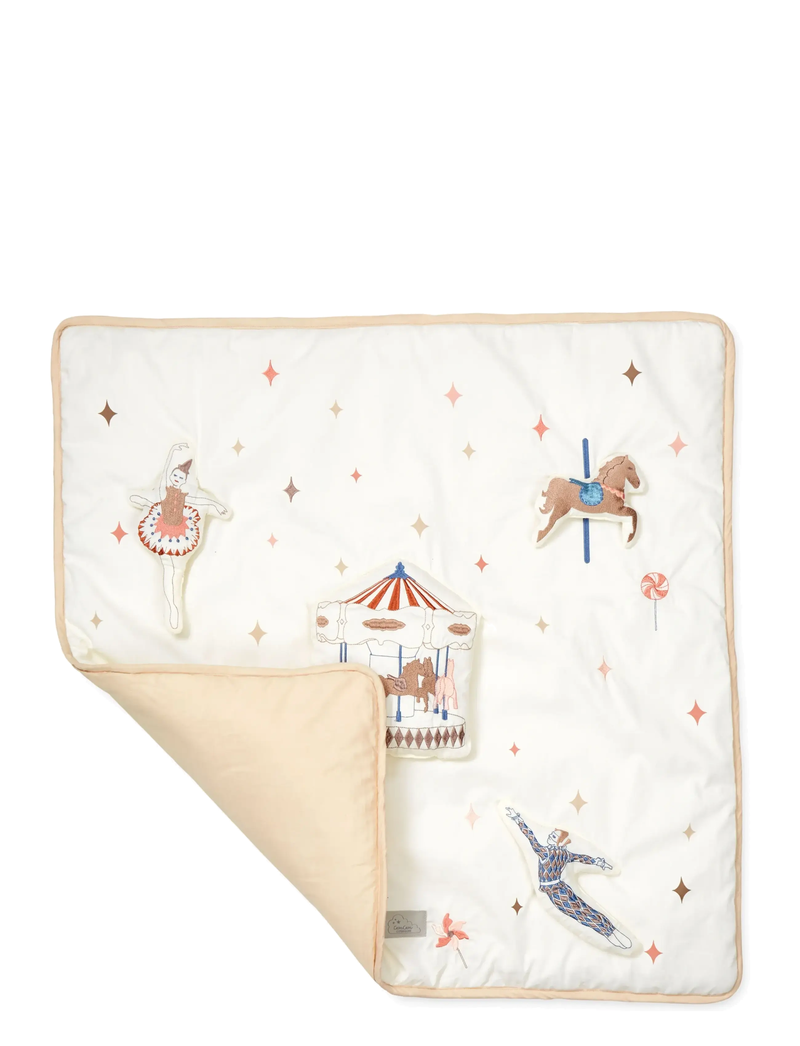 Cam Cam Copenhagen Activity Playmat - OCS - Carousel - Mängukaared ja Mängumatid - CAROUSEL / cream