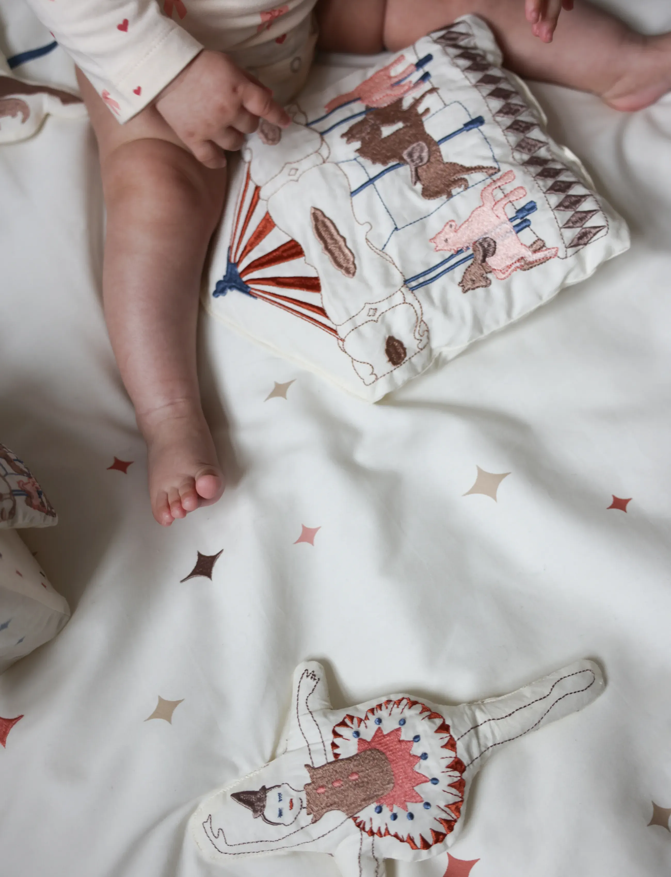 Cam Cam Copenhagen Activity Playmat - OCS - Vintage Toys - Cam Cam Copenhagen - CAROUSEL / cream