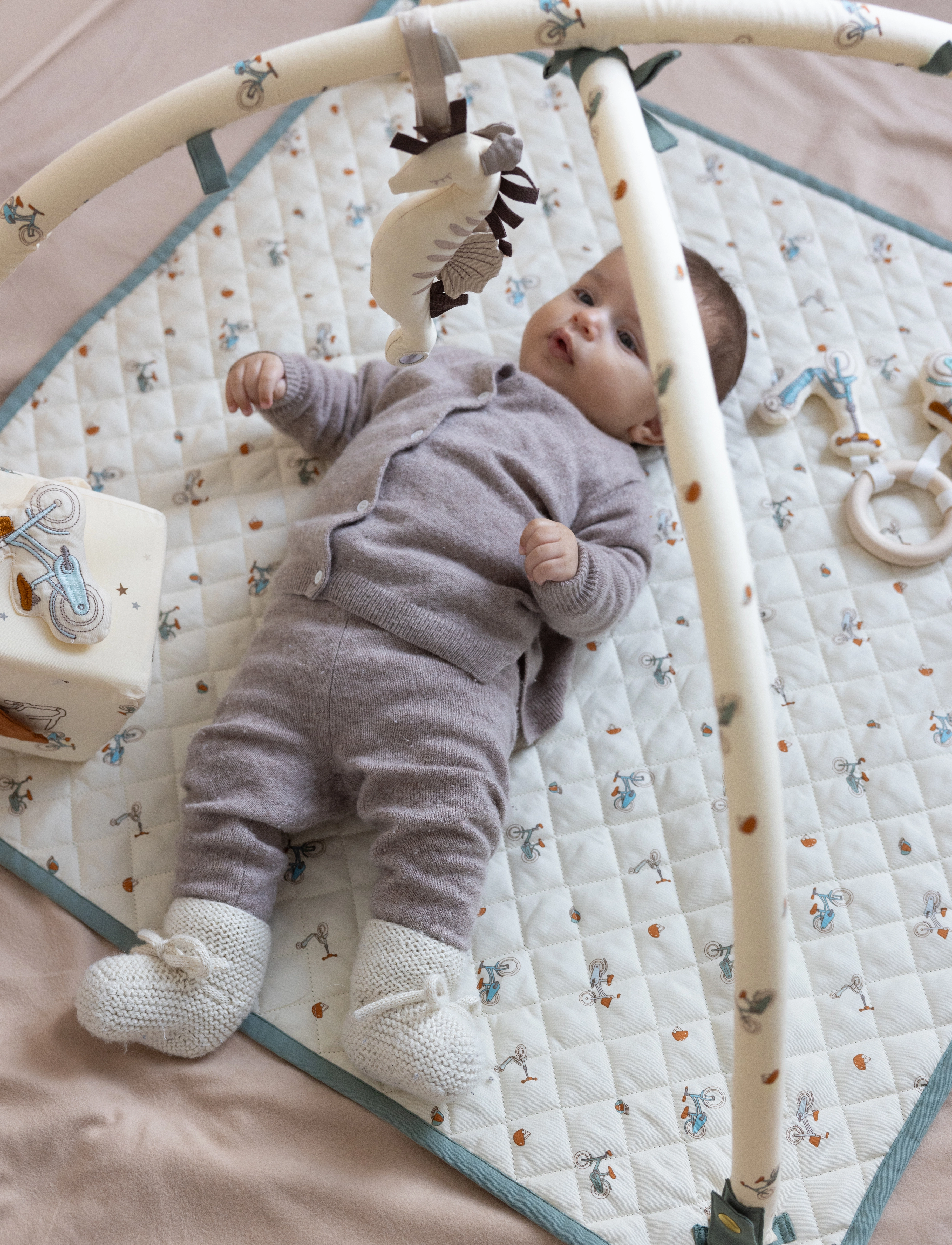 Cam Cam Copenhagen - Fabric Baby Gym - bicycles - 3