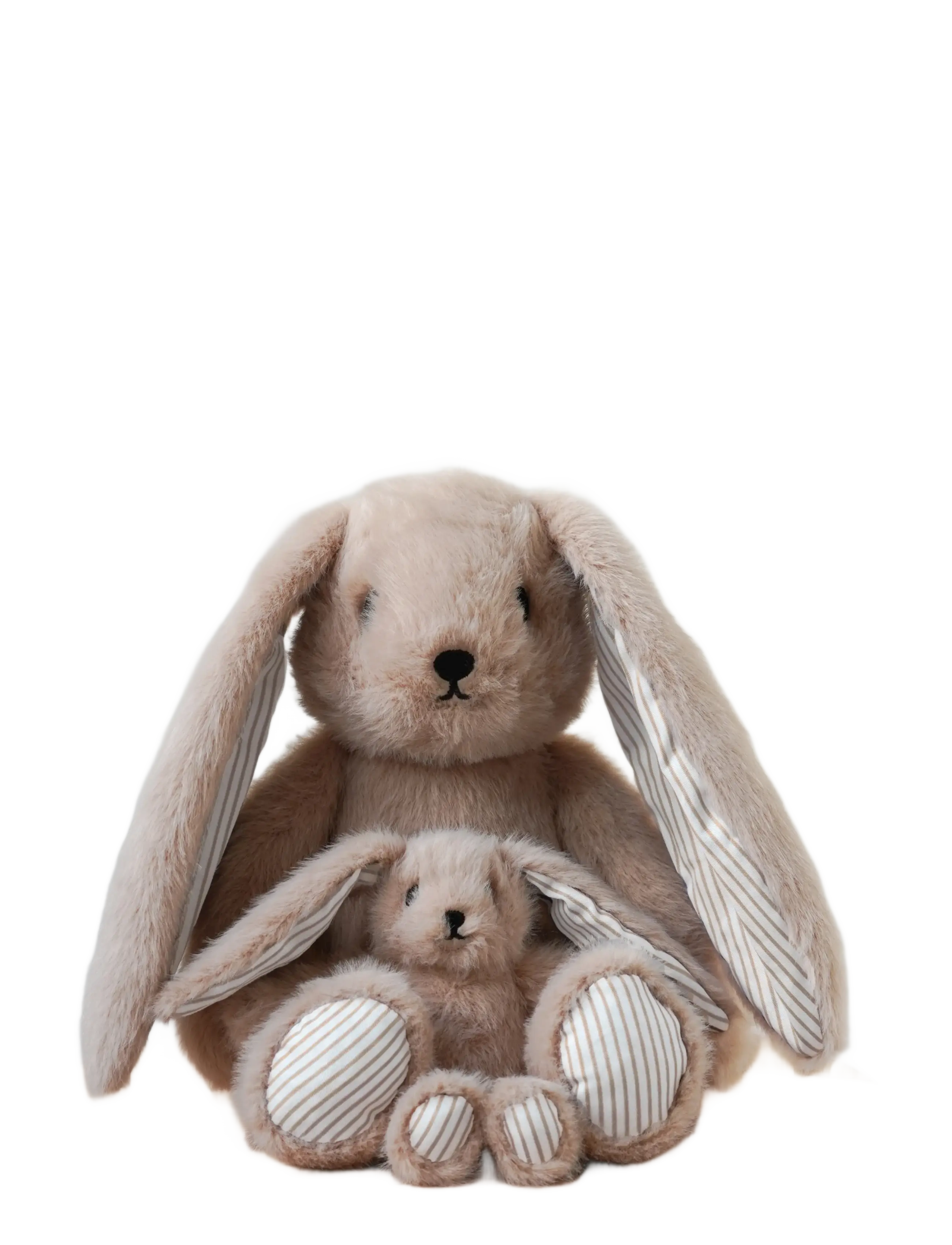 Cam Cam Copenhagen - Billie Bunny medium - Off-White/ Augusta - bamser - latte / classic stripes camel - 2