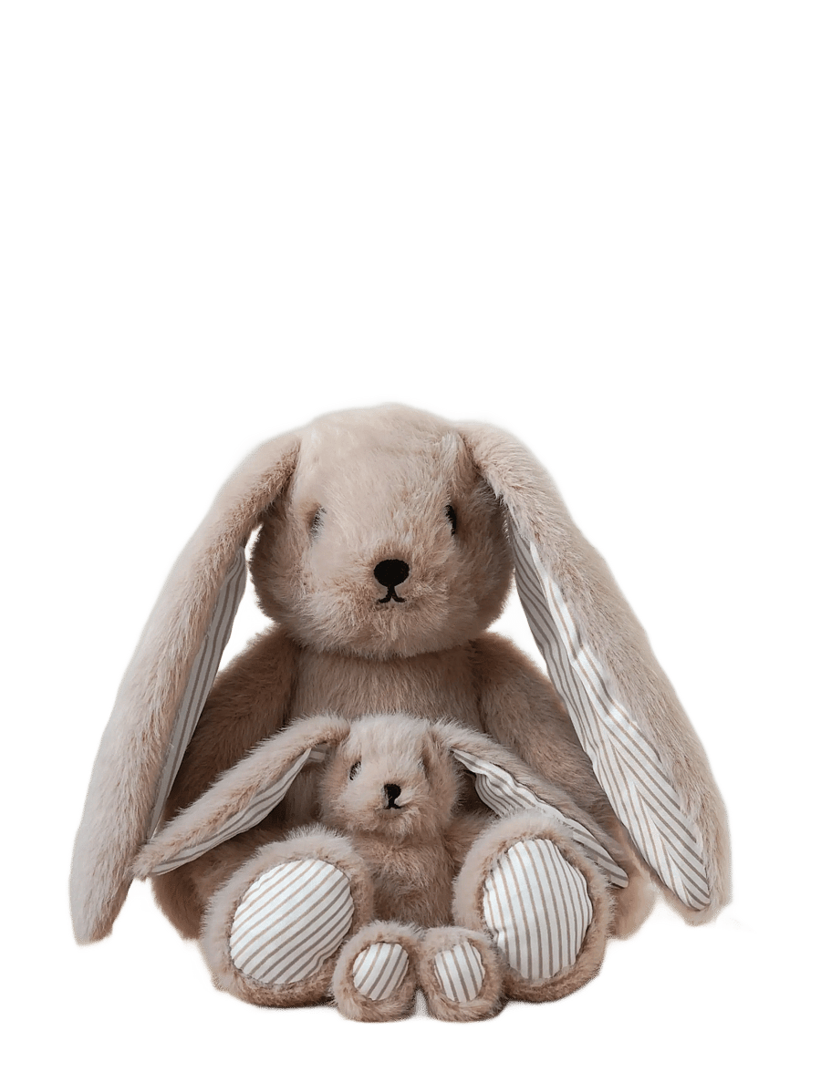 Cam Cam Copenhagen - Billie Bunny medium - Off-White/ Augusta - bamser - latte / classic stripes camel - 2