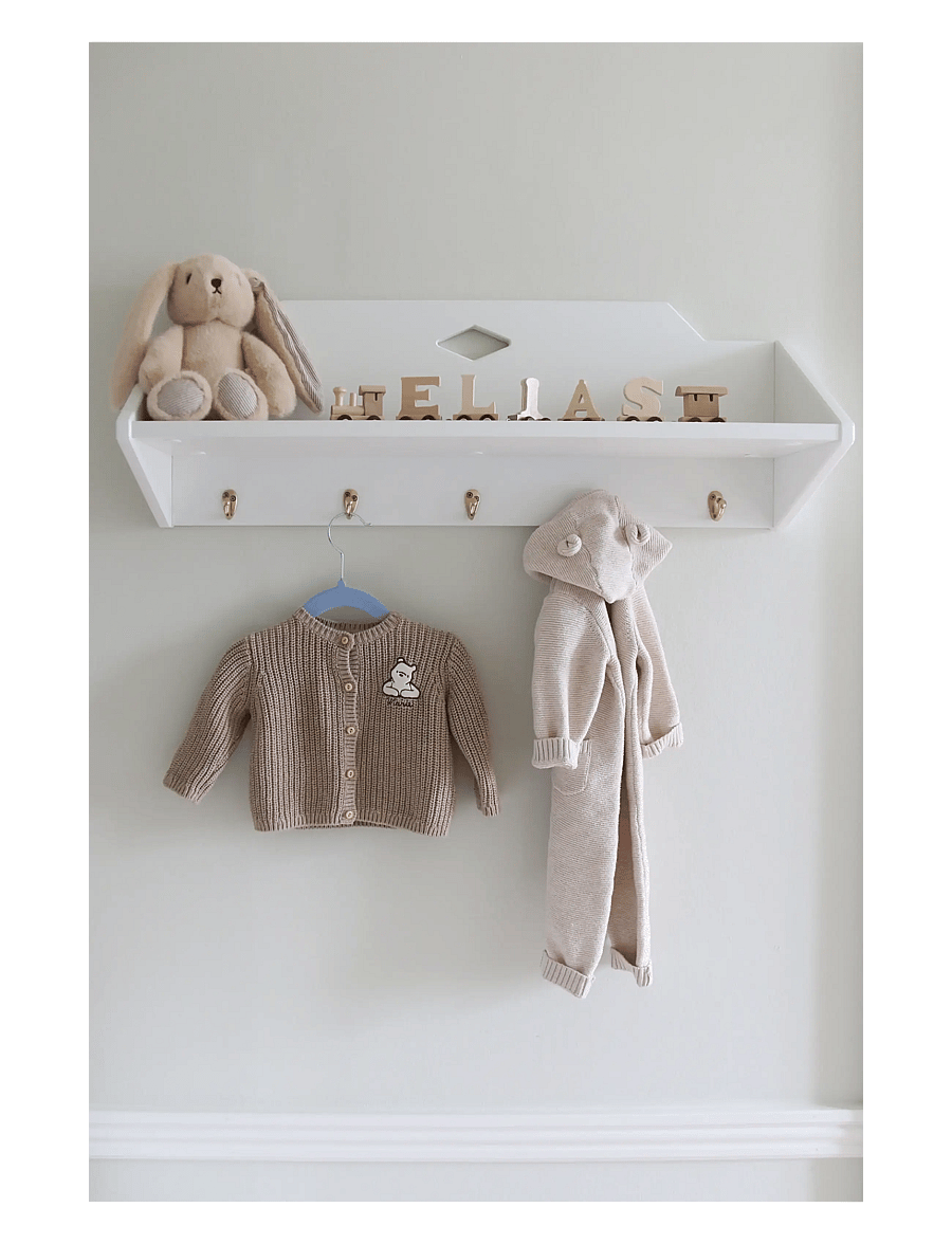 Cam Cam Copenhagen - Billie Bunny medium - Off-White/ Augusta - bamser - latte / classic stripes camel - 4