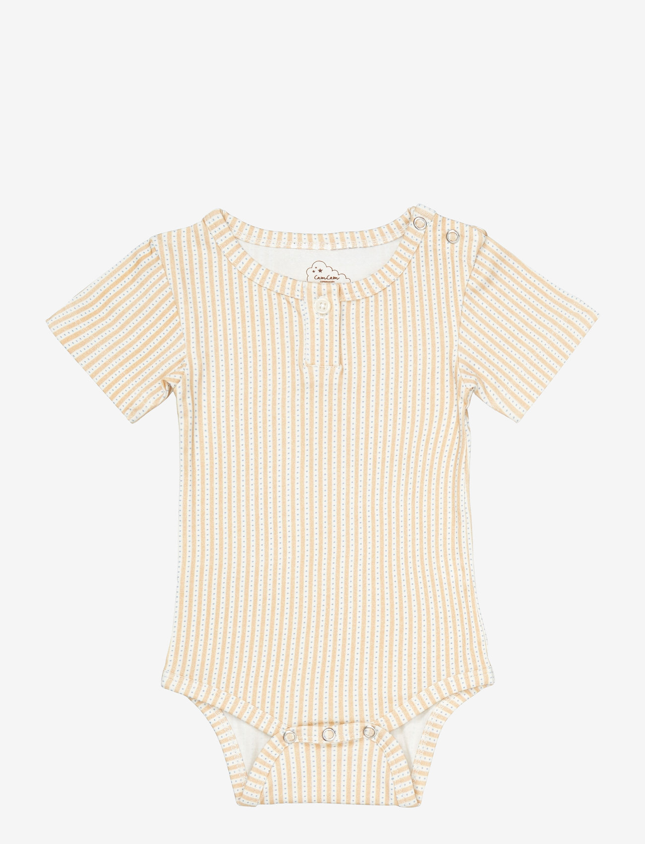 Cam Cam Copenhagen - Short Sleeved Body Elliot - kortärmade bodies - oatfield - 0