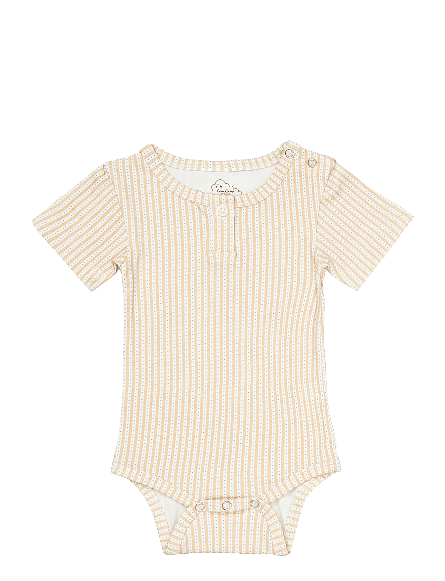 Cam Cam Copenhagen - Short Sleeved Body Elliot - bodies à manches courtes - oatfield - 0