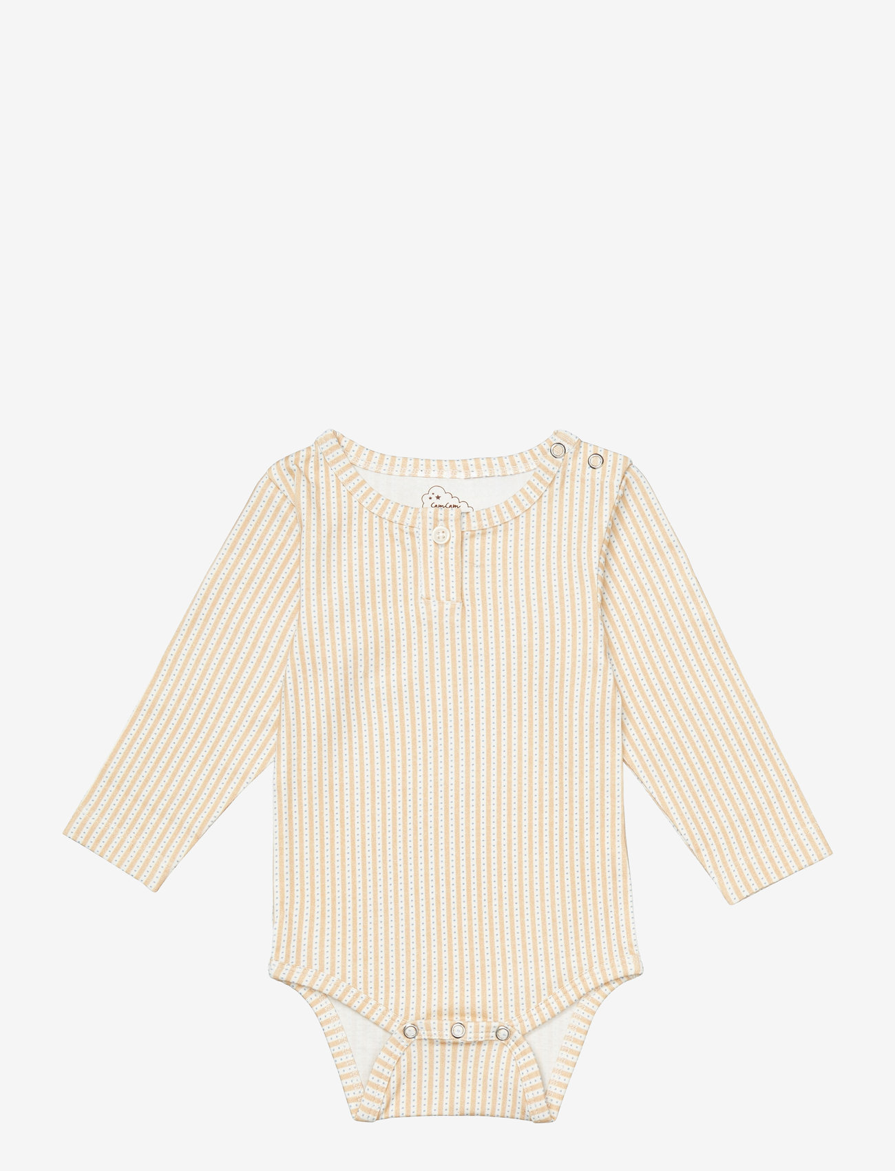 Cam Cam Copenhagen - Long Sleeved Body William - langærmede bodyer - oatfield - 1