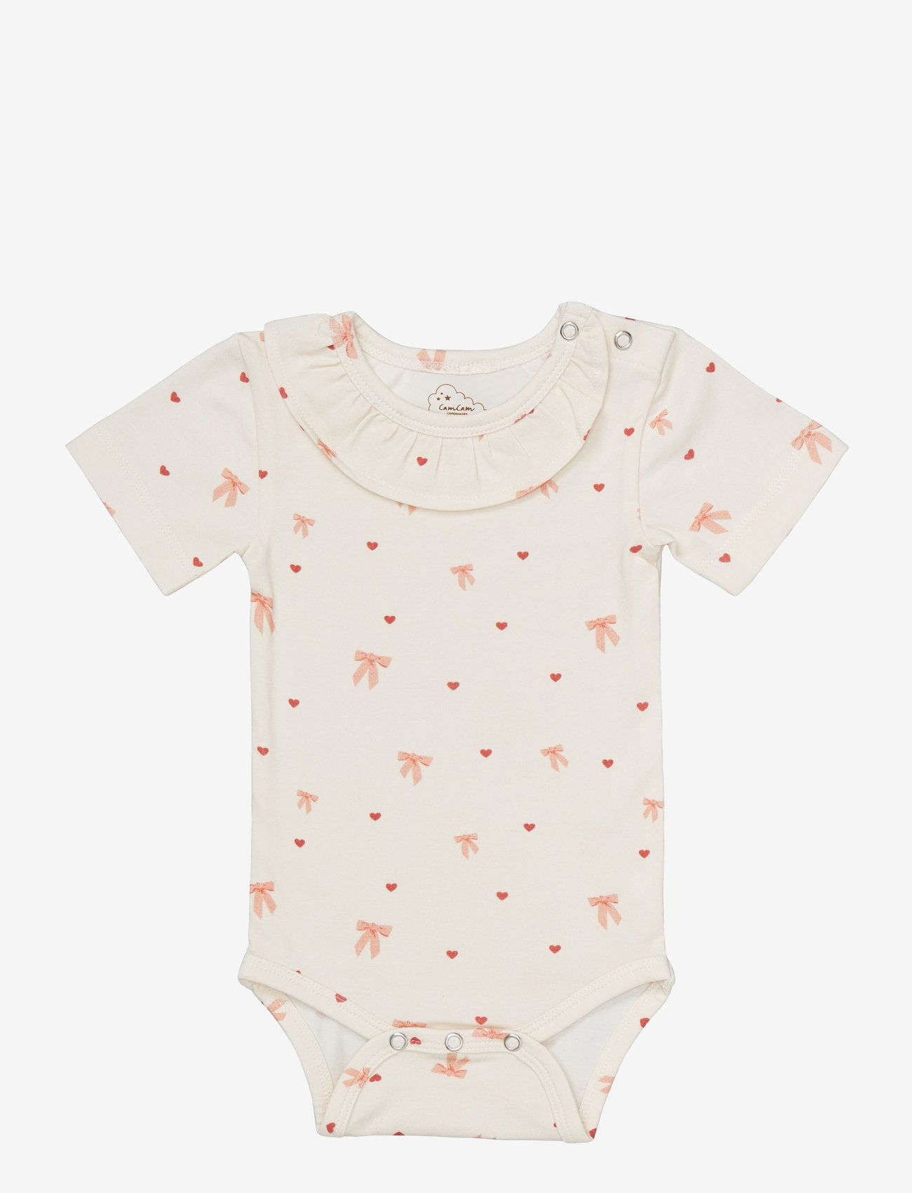 Cam Cam Copenhagen - Short Sleeved Body Olivia - lühikeste varrukatega bodid - bows - 1