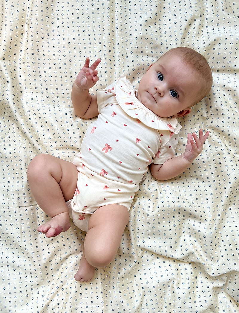 Cam Cam Copenhagen - Short Sleeved Body Olivia - lühikeste varrukatega bodid - bows - 0