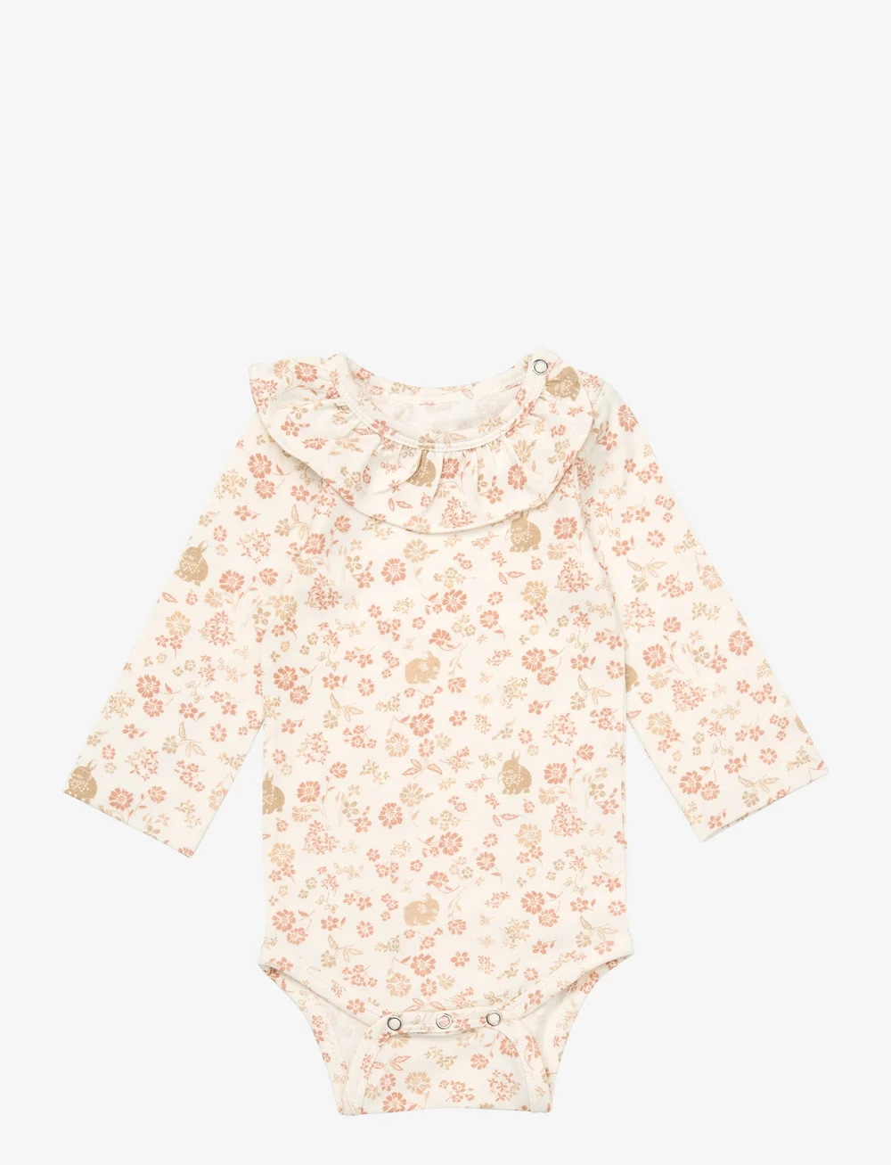 Cam Cam Copenhagen - Long Sleeved Body Holly, 68 cm - GOTS - Bows - langærmede bodyer - augusta - 1